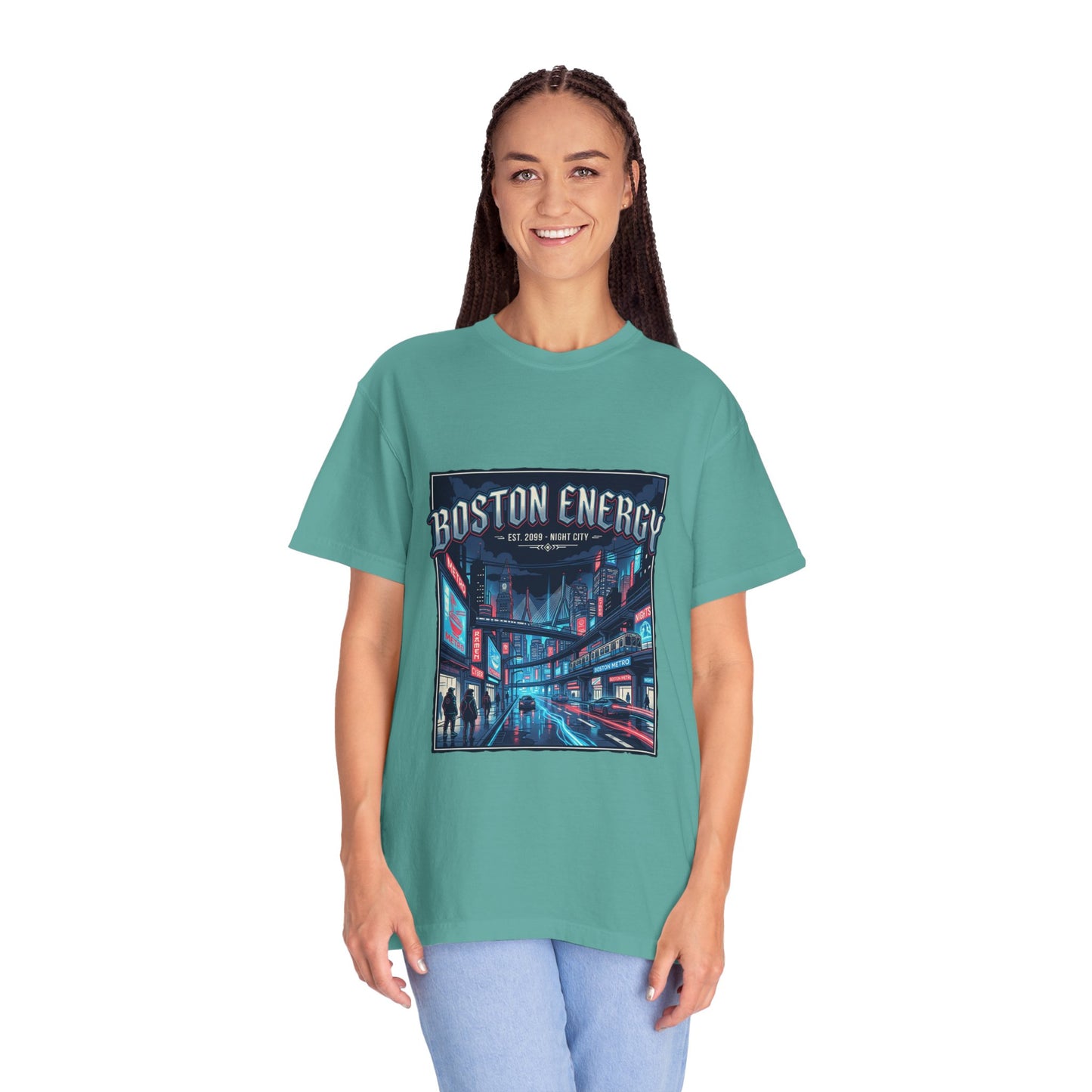 Boston Energy Graphic T-Shirt — Neon City Streetwear