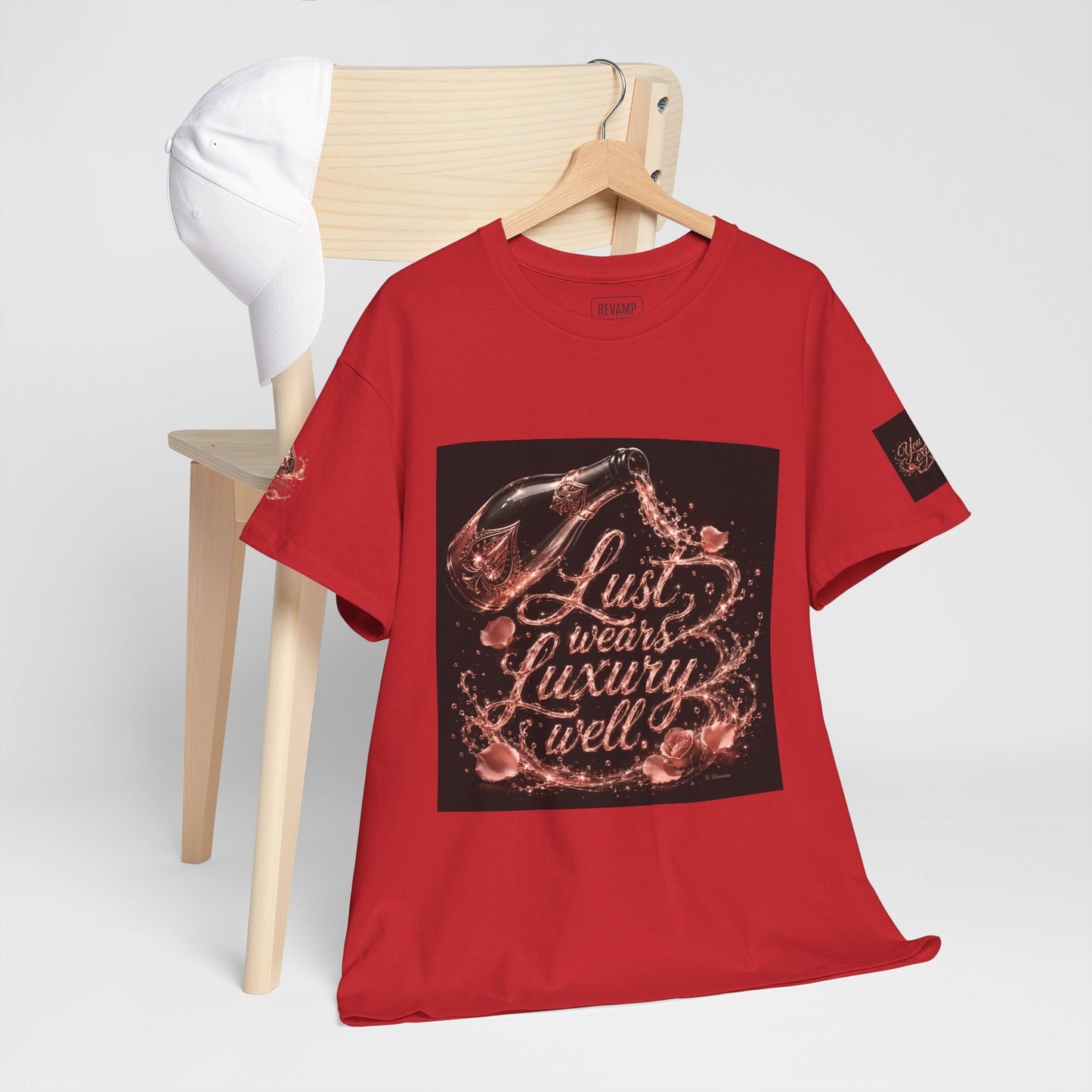Lust Treats Luxury Well T-Shirt – Vintage Script Graphic Tee