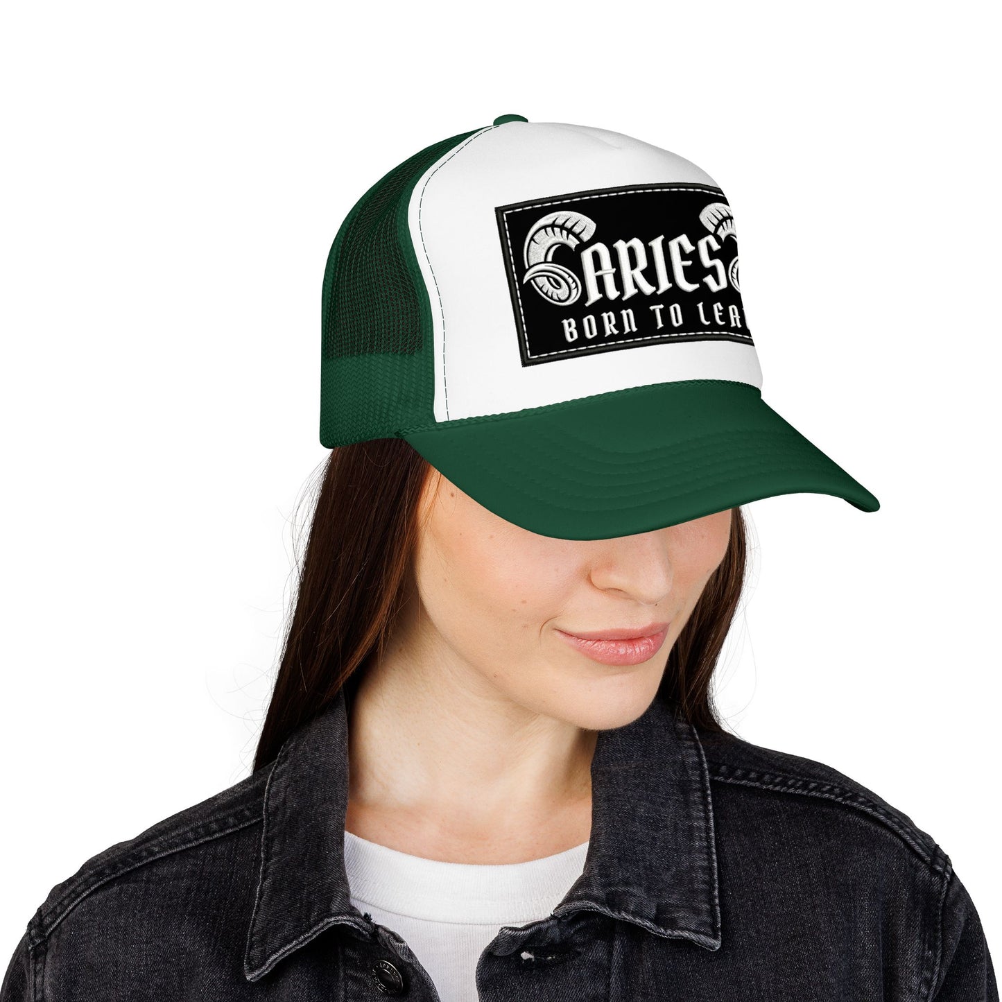 Trucker Hat - Aries 'Born to Lead' Zodiac Cap