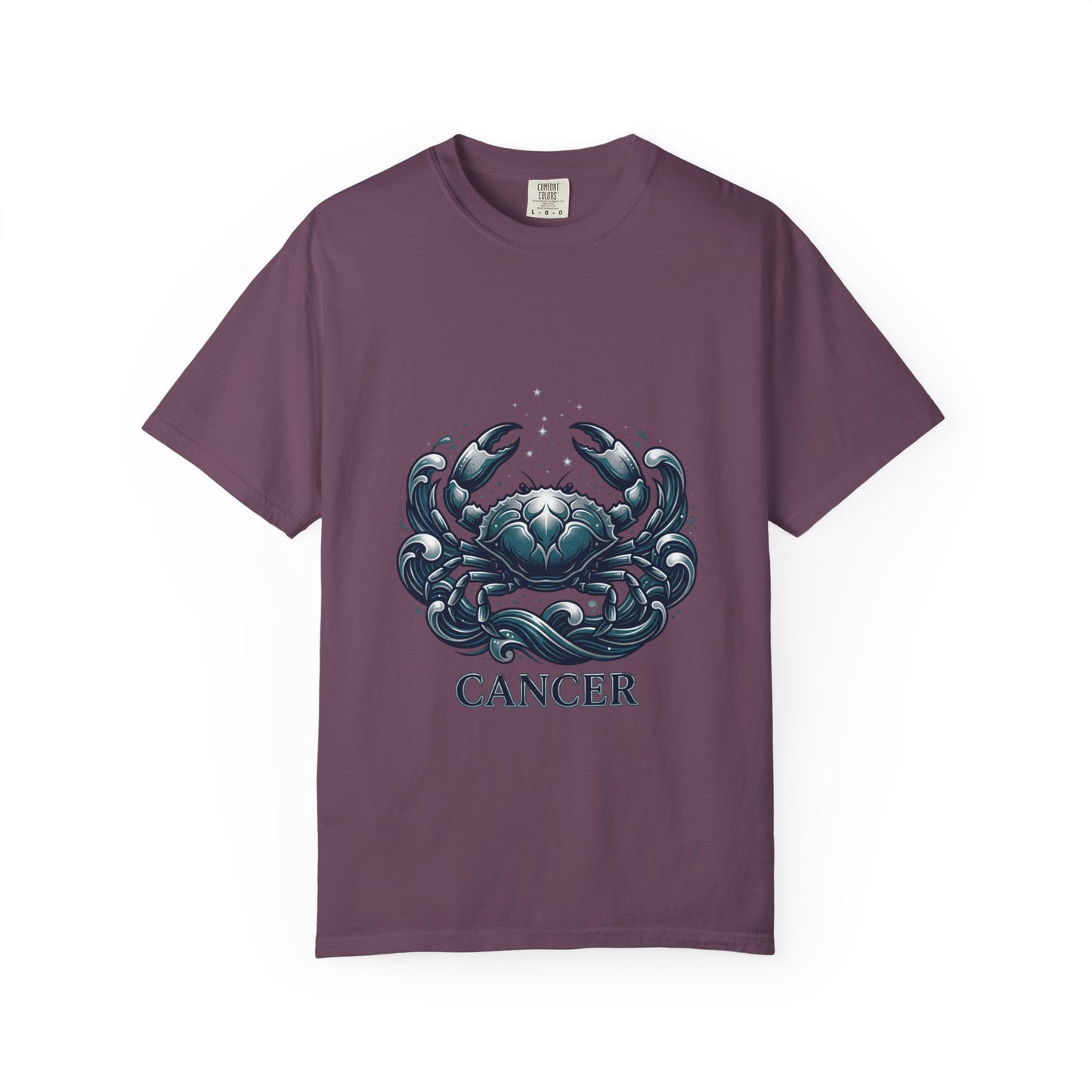 Cancer Zodiac T-Shirt — Stylized Crab Astrological Tee
