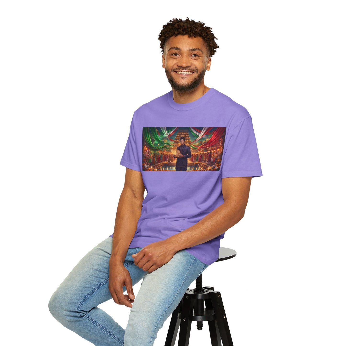 Mexican Festival Night T-Shirt — Cinematic Streets Graphic Tee