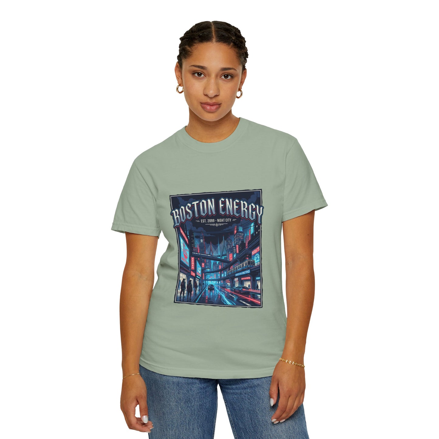 Boston Energy Graphic T-Shirt — Neon City Streetwear