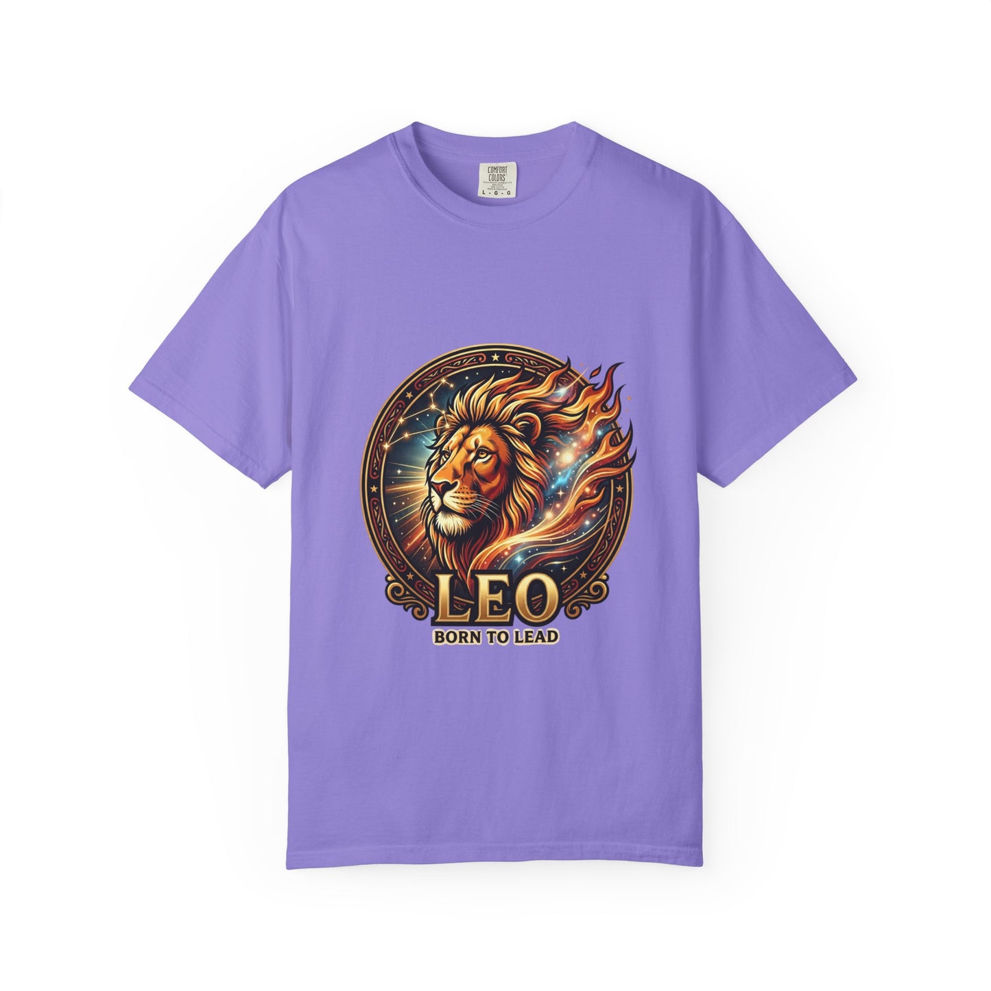 Leo 'Born to Lead' T-Shirt — Bold Zodiac Lion Graphic Tee