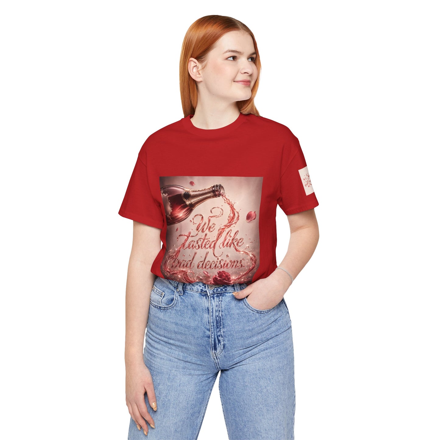 We Tasted Like Bad Decisions T shirt - Pink Champagne Pleasure Graphic Tee