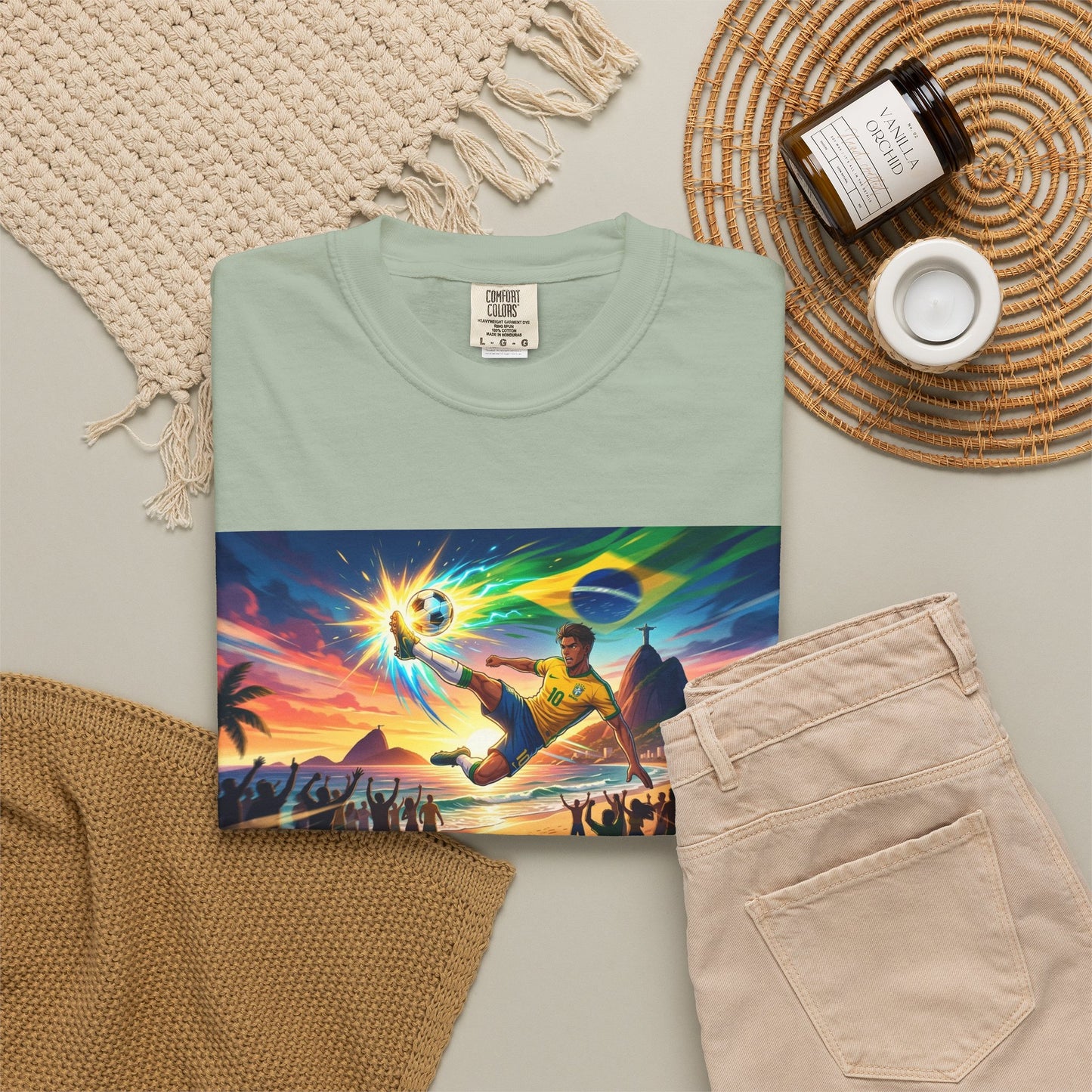 Brazil — Energy + Football Graphic T-Shirt