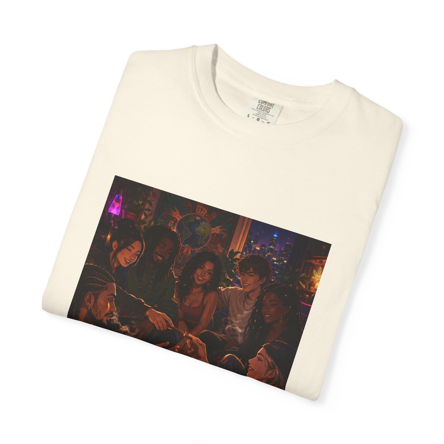 OUR MEMORIES - Vintage Night Party Scene T-Shirt