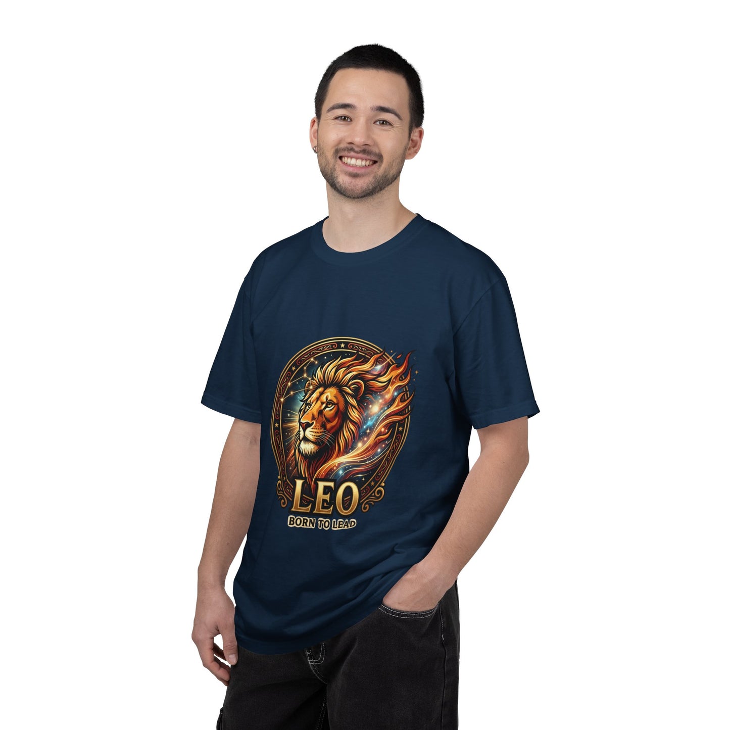 Leo 'Born to Lead' T-Shirt — Bold Zodiac Lion Graphic Tee