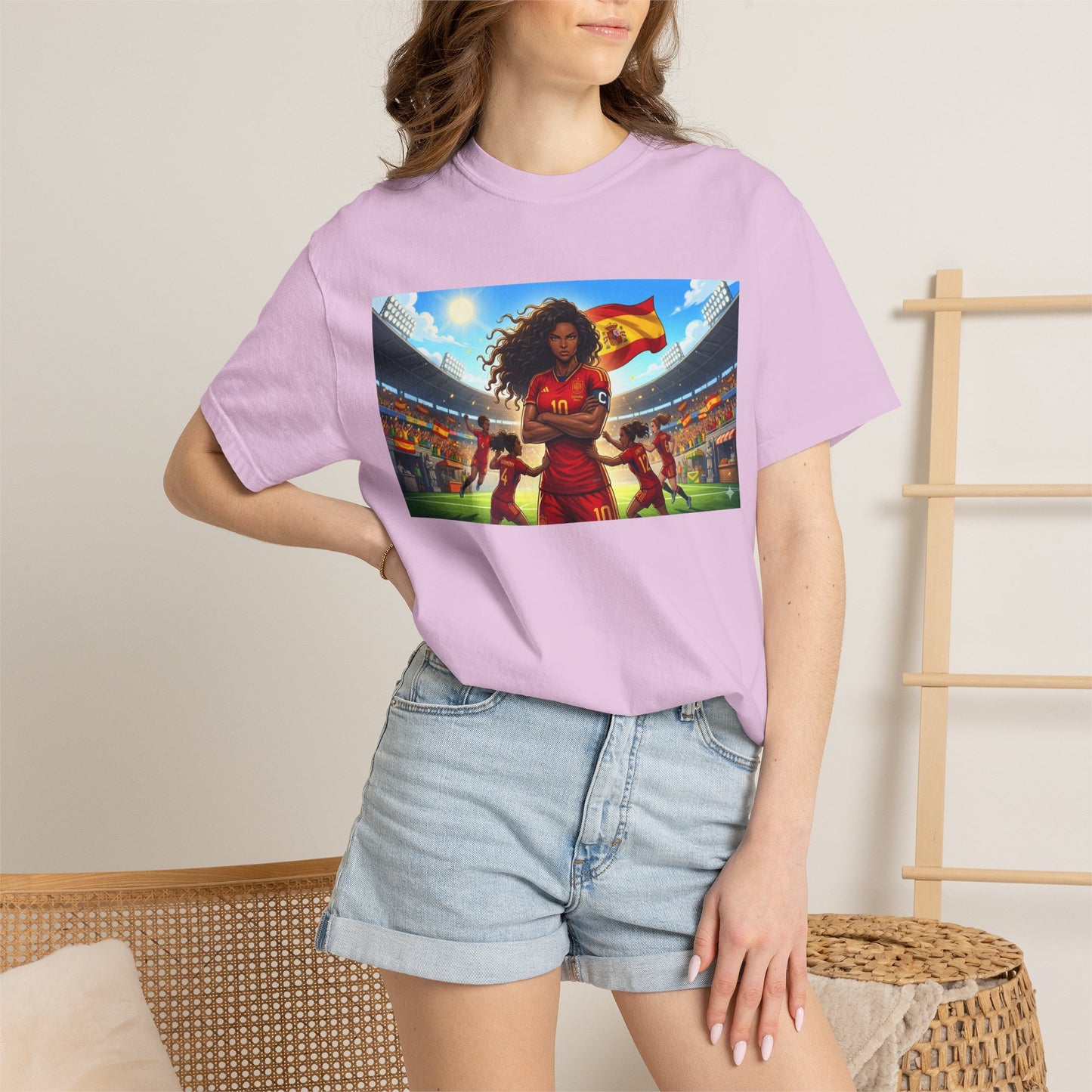 Spain – Female Soccer Champion - Stadium Graphic T-Shirt