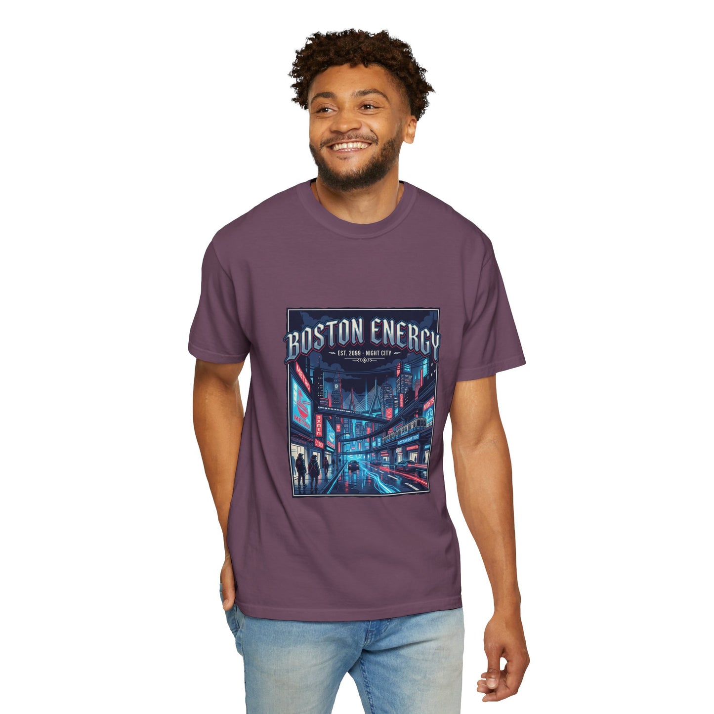 Boston Energy Graphic T-Shirt — Neon City Streetwear