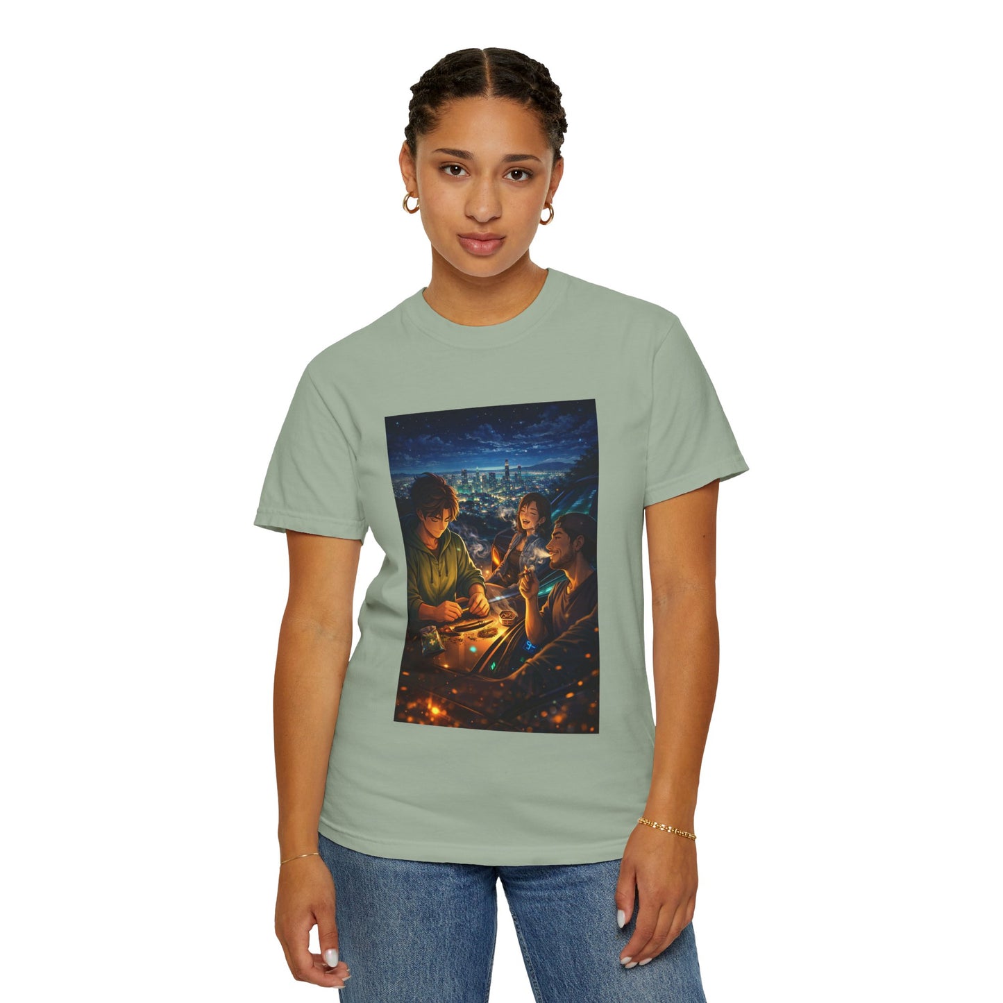 ROAD TRIP SMOKE SESSION-Unisex Garment-Dyed T-shirt