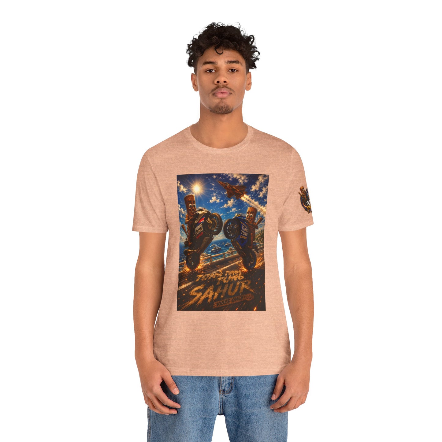 Motorcycle Stunt Tee — Sahara Riders Graphic T-Shirt