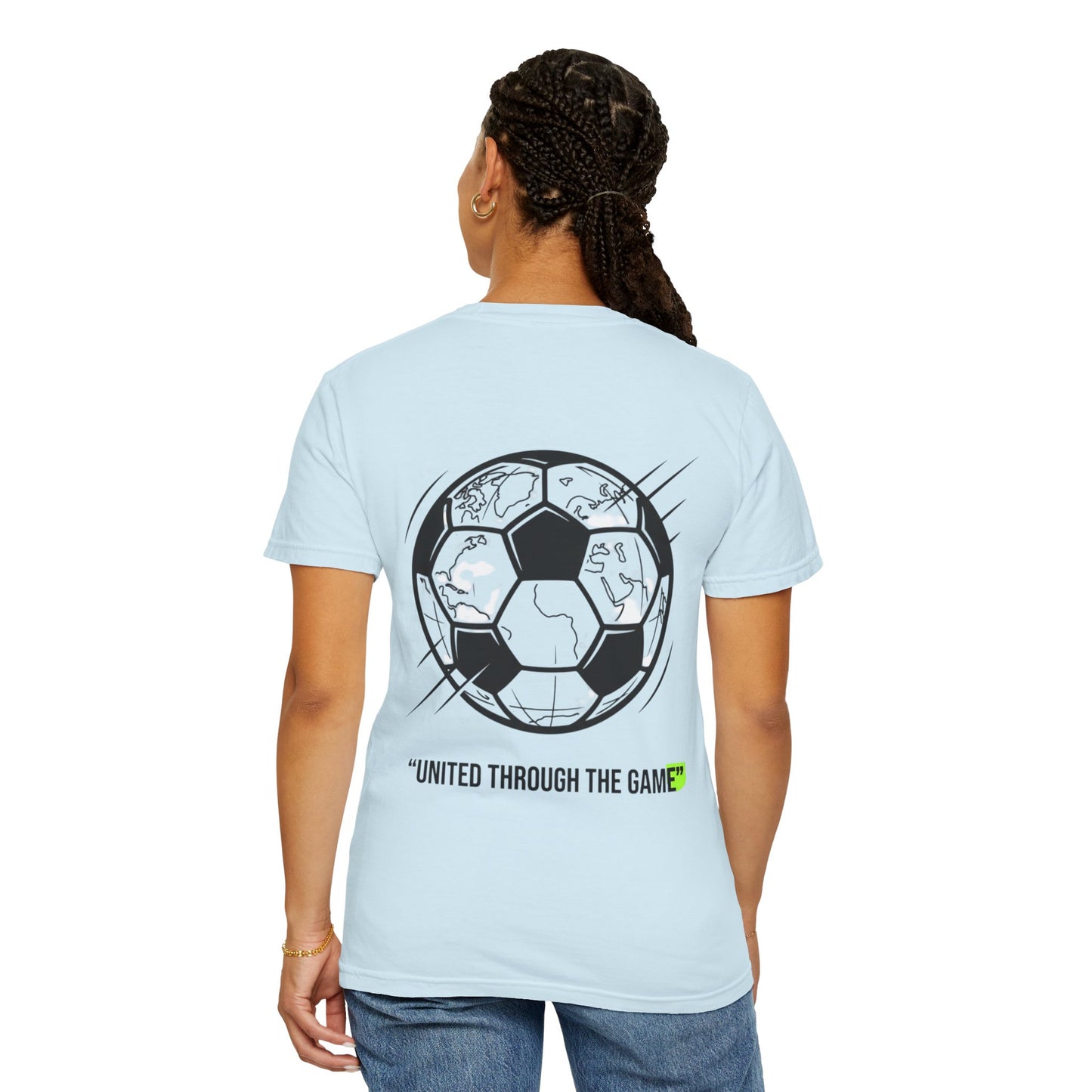 Soccer Unity T-Shirt — "United Through the Game" Graphic Tee