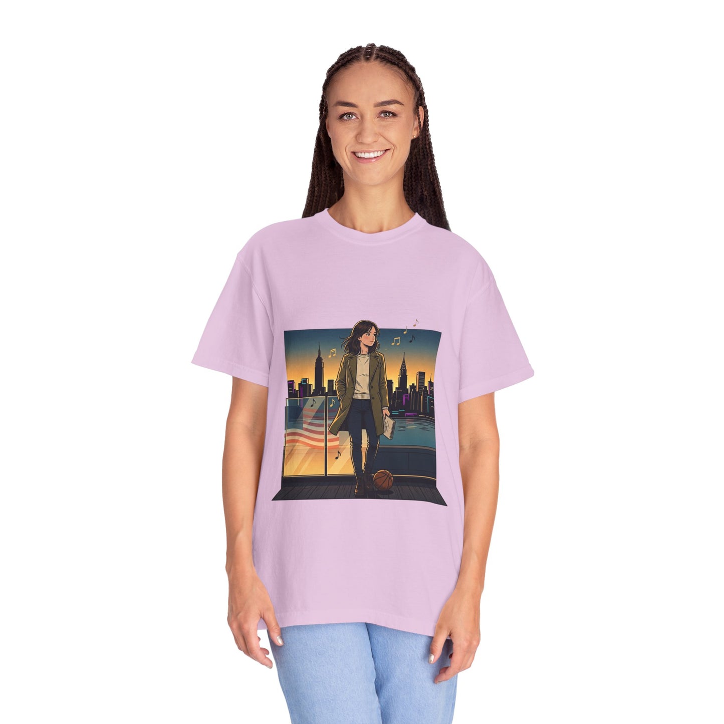 GLOBAL ENERGY: HER CITY, HER STORY— City Sunset Graphic T-Shirt