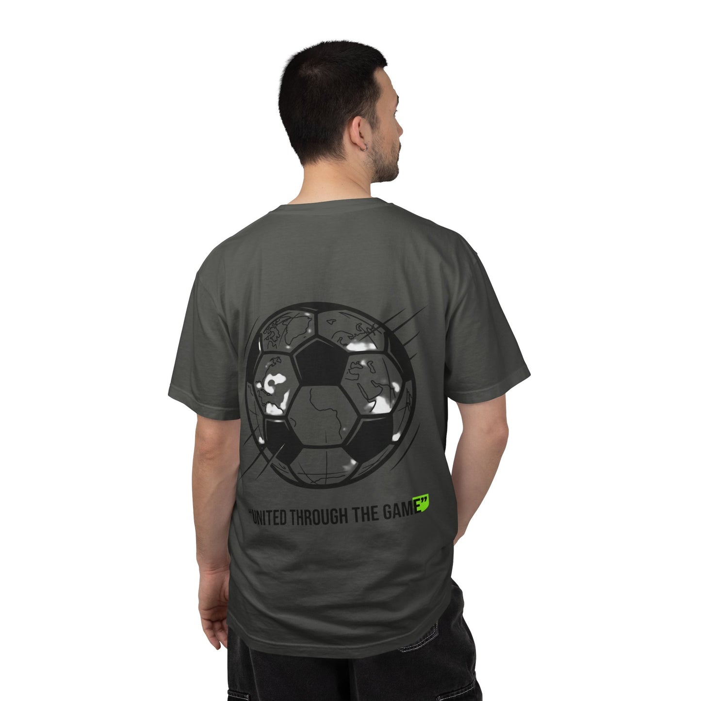 Soccer Unity T-Shirt — "United Through the Game" Graphic Tee