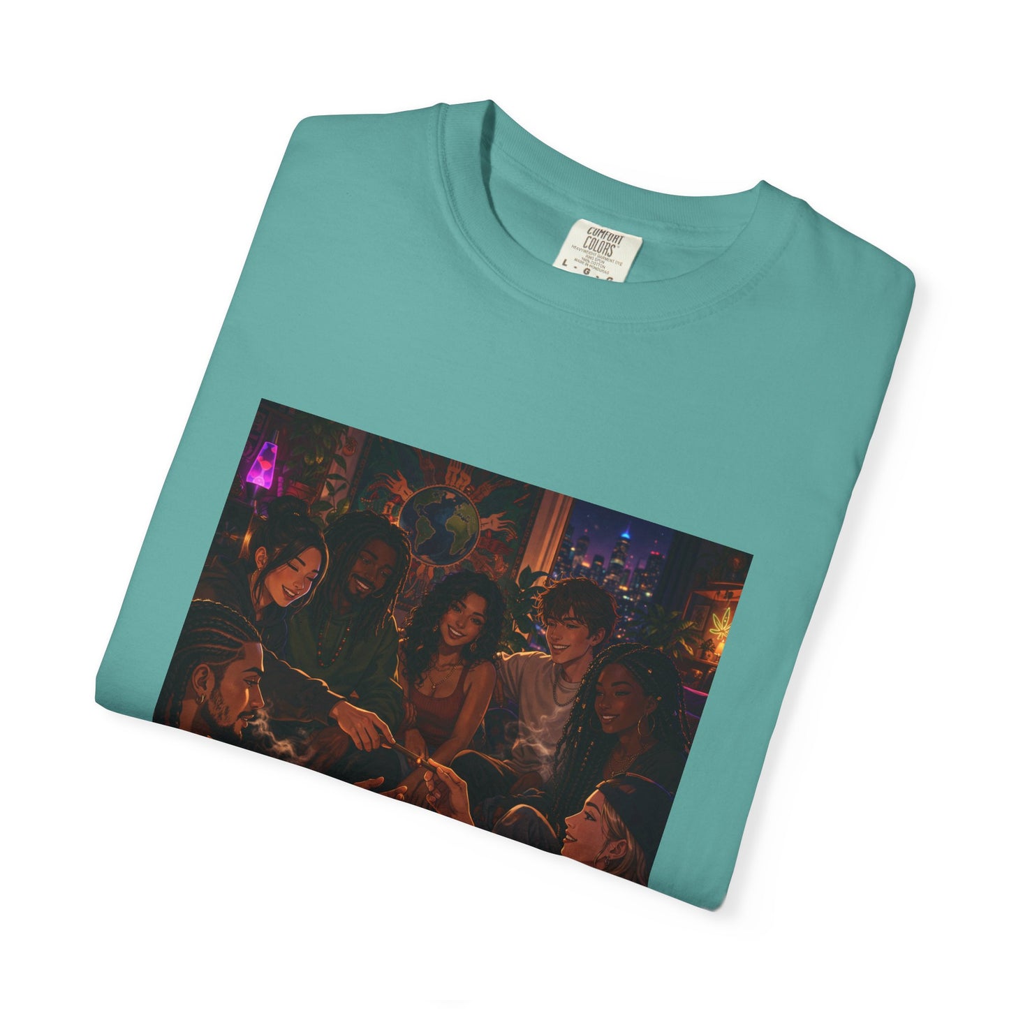 OUR MEMORIES - Vintage Night Party Scene T-Shirt