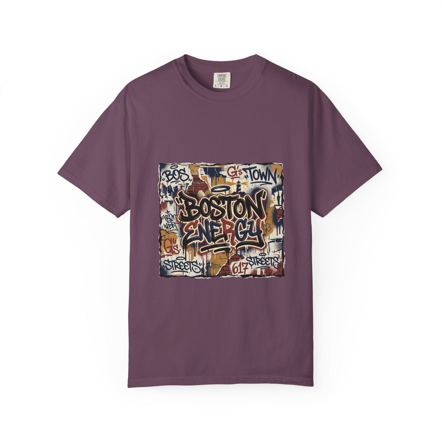 Boston Graffiti Tee — Urban Street Art T‑Shirt