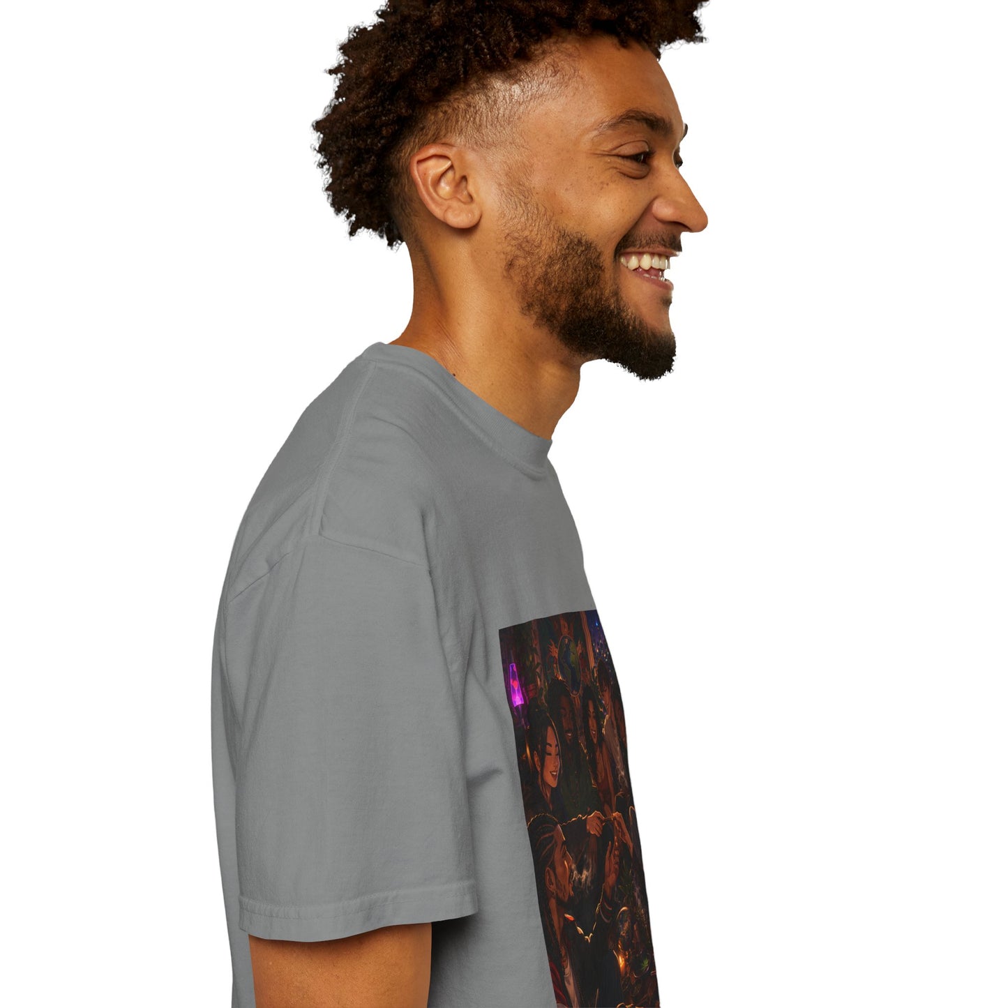OUR MEMORIES - Vintage Night Party Scene T-Shirt