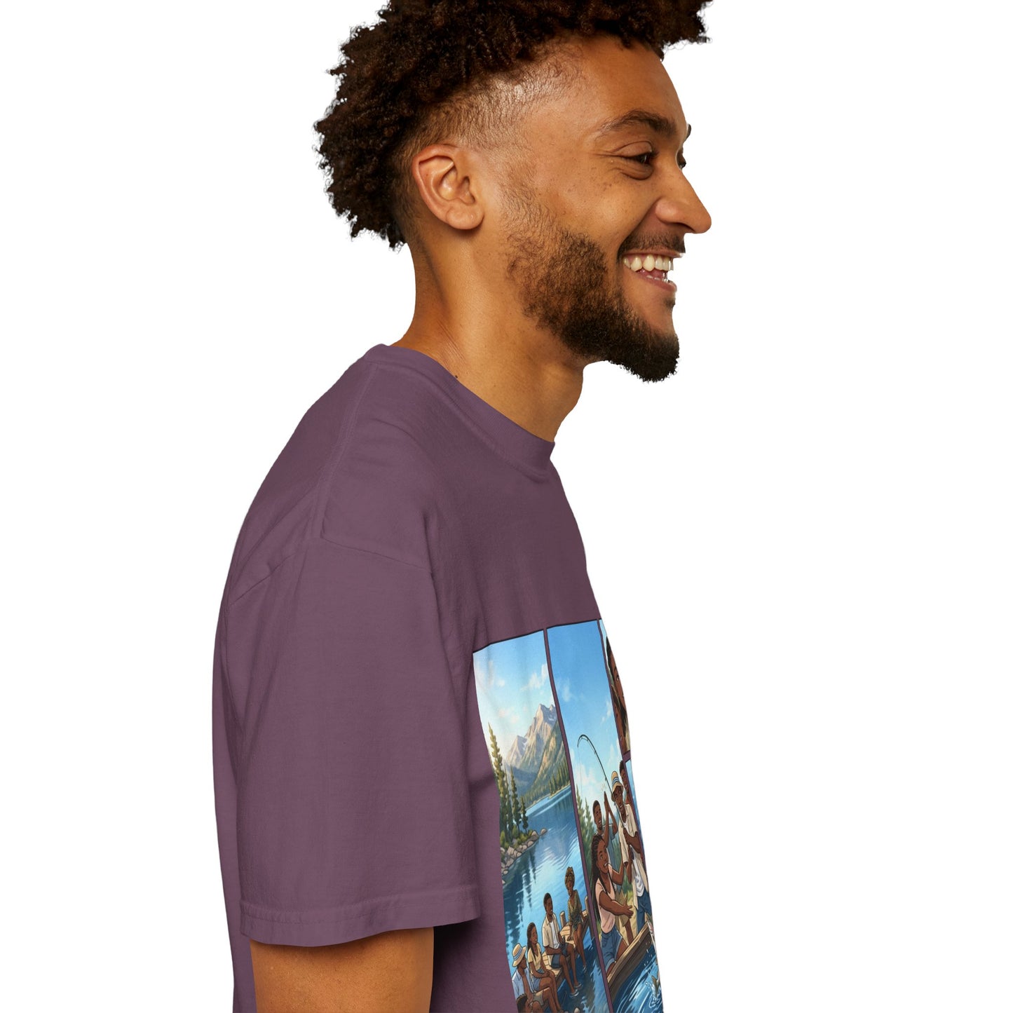 ake Tahoe Fishing Moments T-Shirt — Retro Outdoors Fishing Graphic Tee