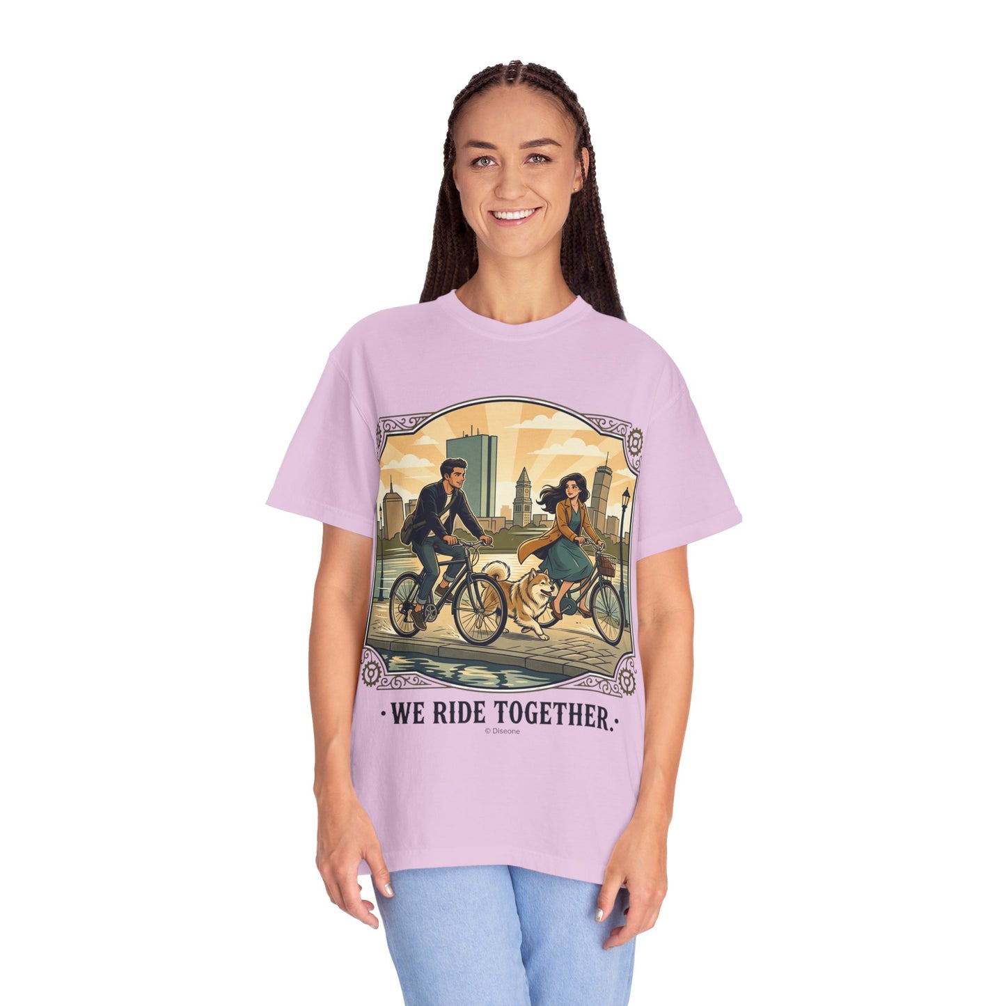 We Ride Together Bicycle Couple T-Shirt