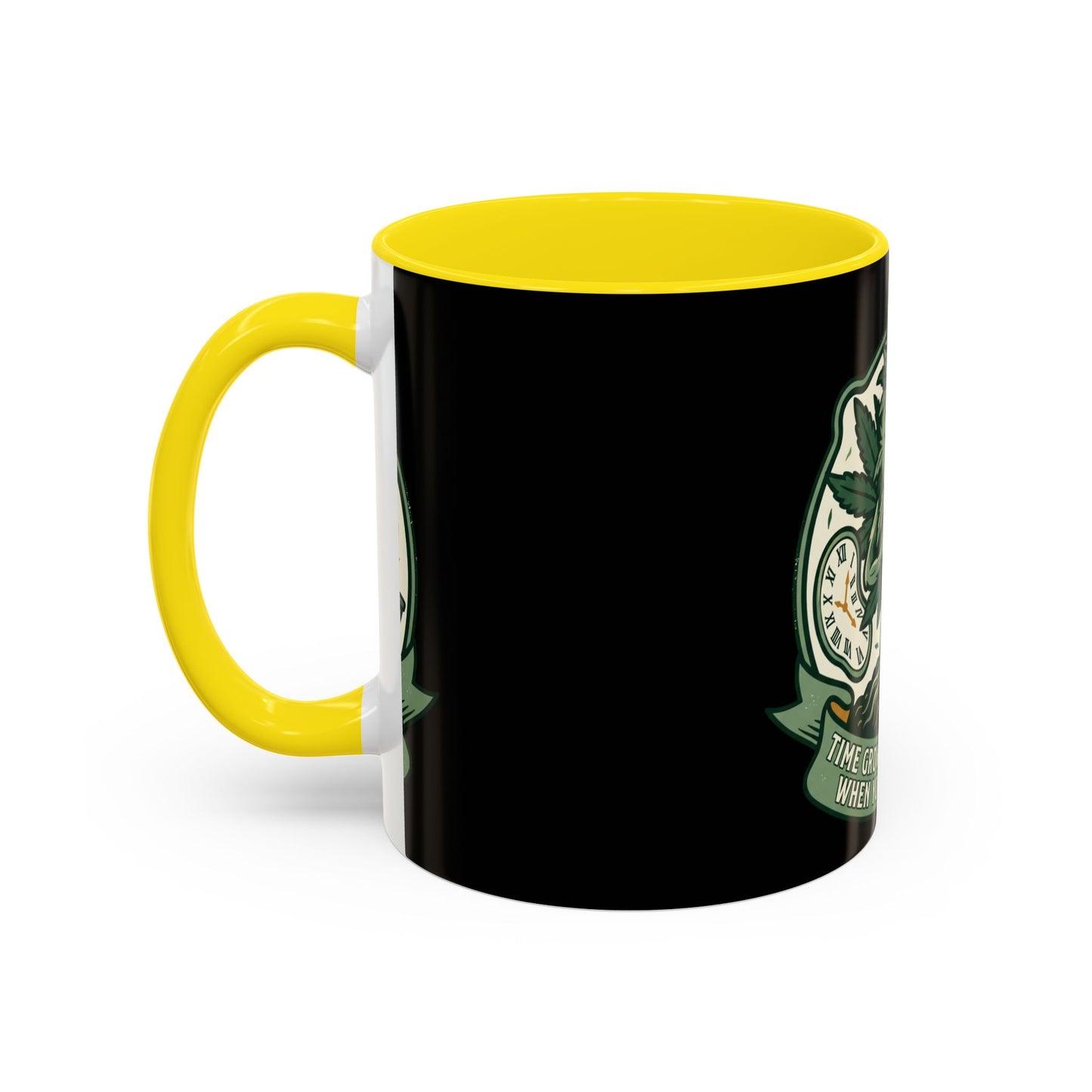 Rooted Wisdom Coffee Mug — "Time Grows Differently When You Are Rooted"