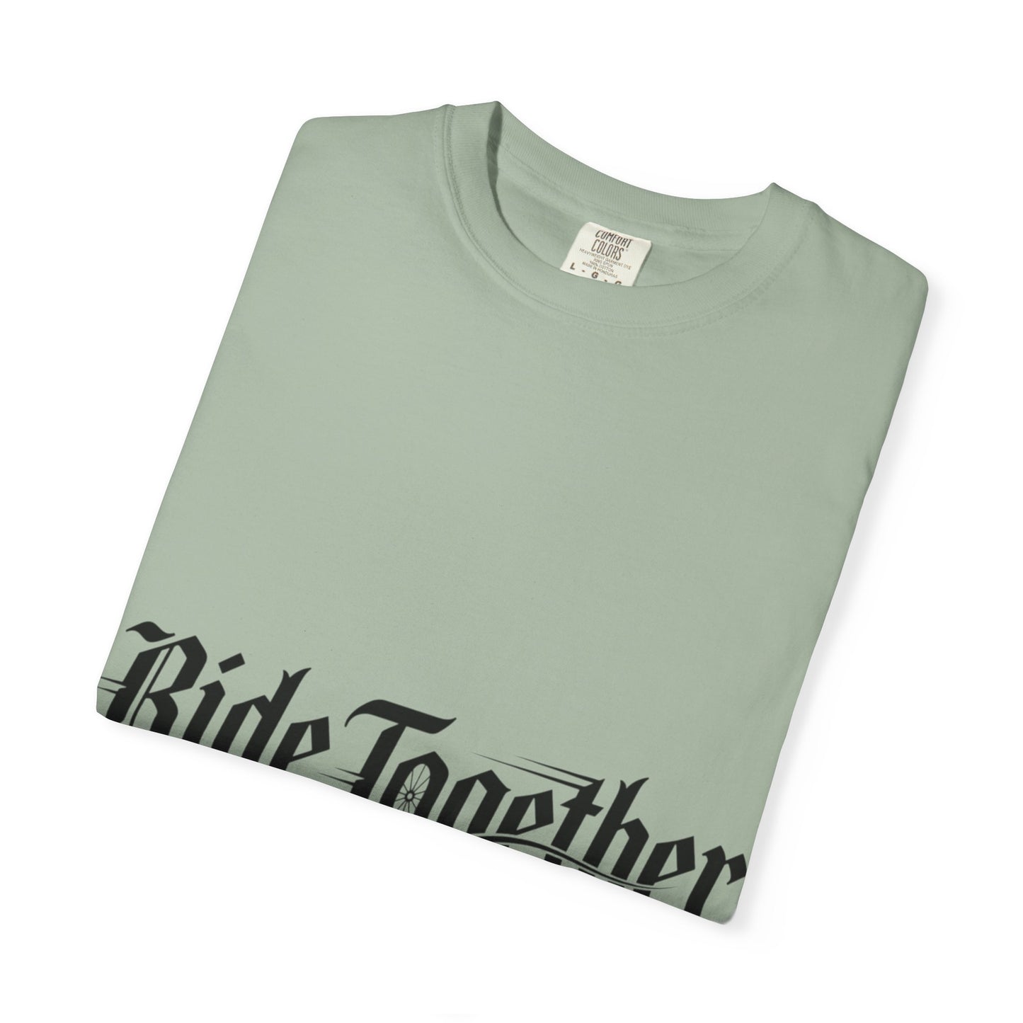Ride Together T-Shirt — Gothic Script Motorcycle Tee