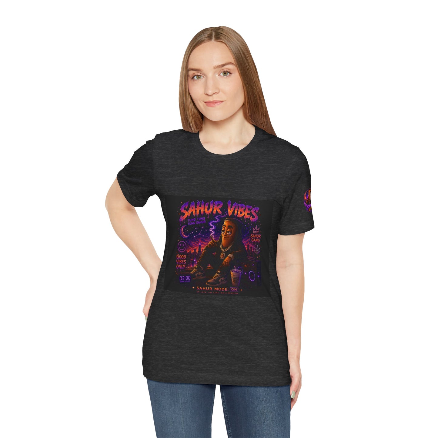 Tung Tung Tung Sahur SOLO Night Smoke DOLO Tee — Urban Chill Cartoon Design