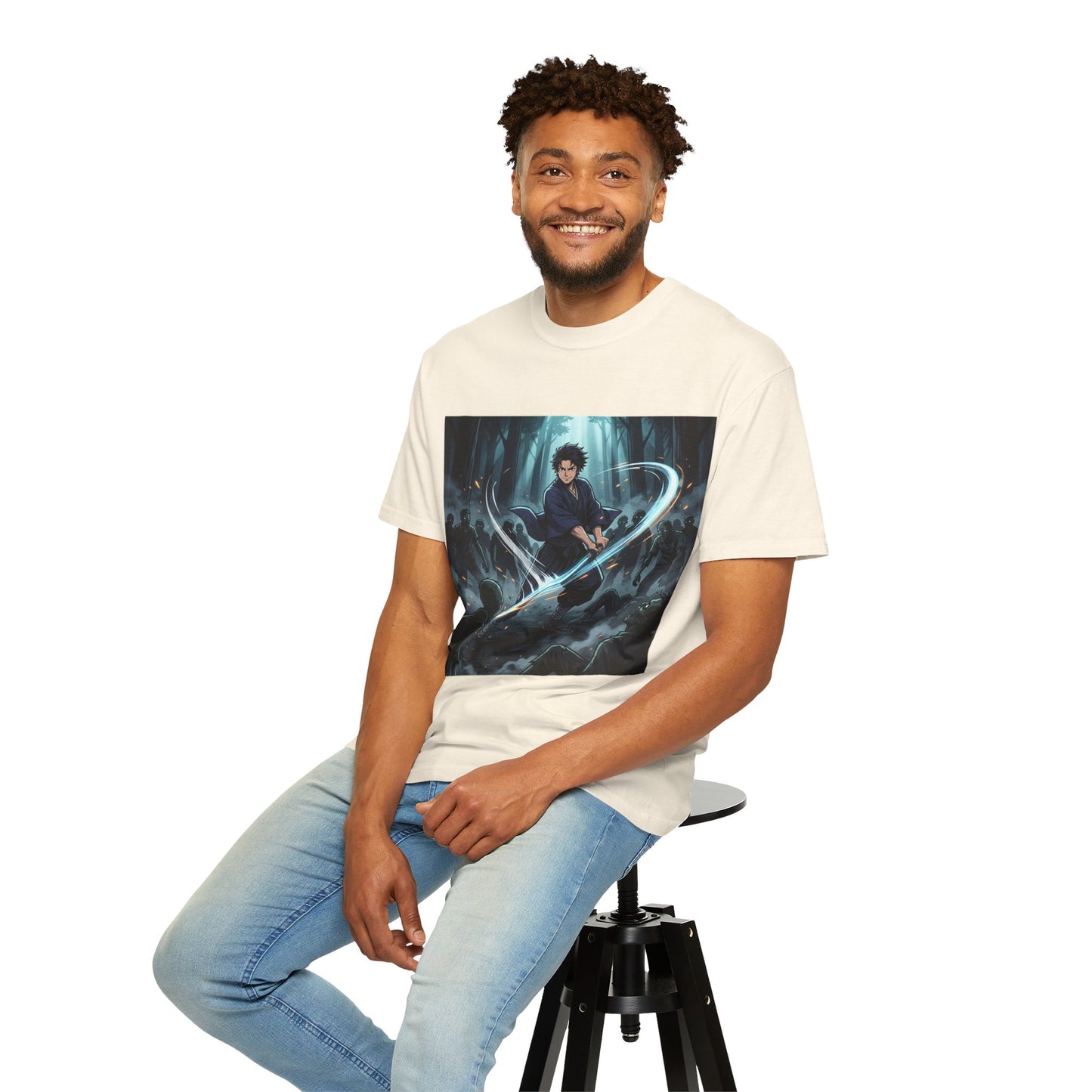 Mage Battlemage T‑Shirt — Fantasy Wizard Magic Sword Illustration Tee