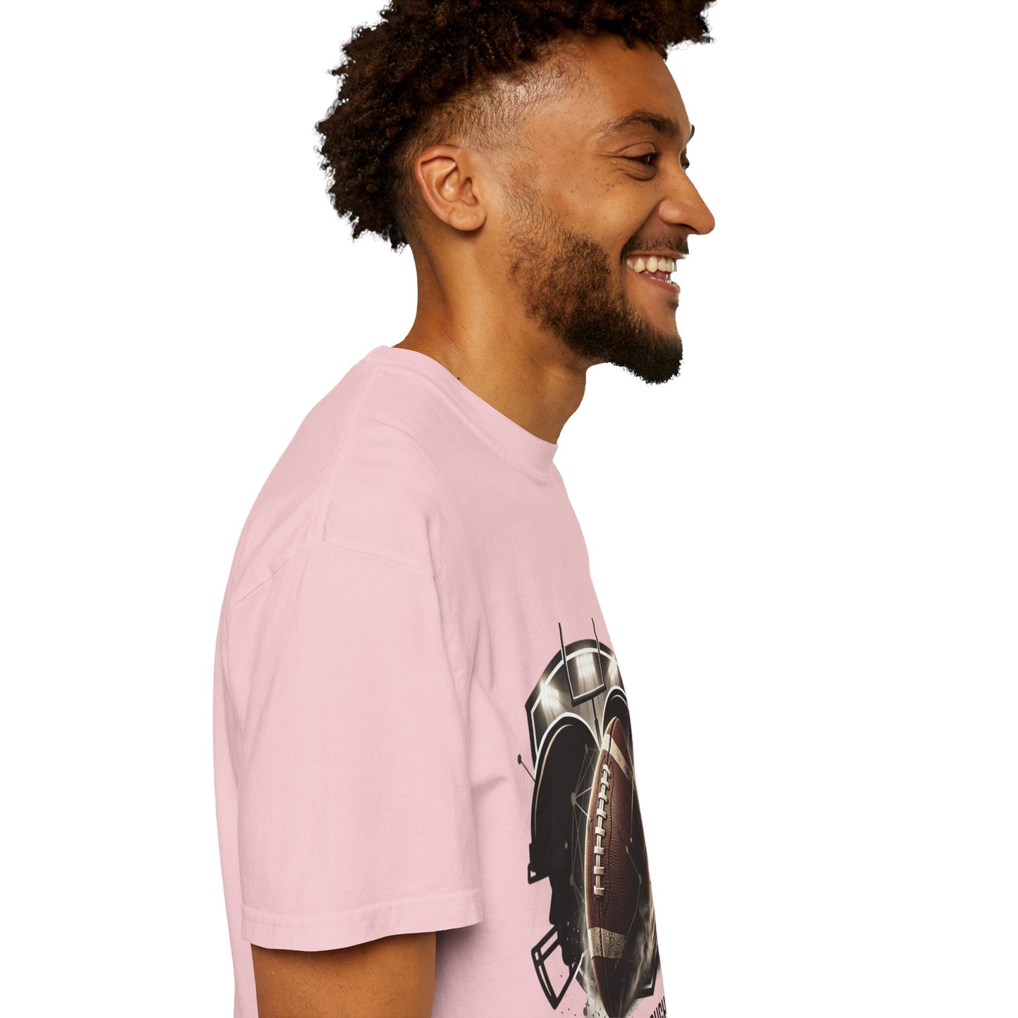 Football T-Shirt — "United Through the Game" Team Spirit Tee