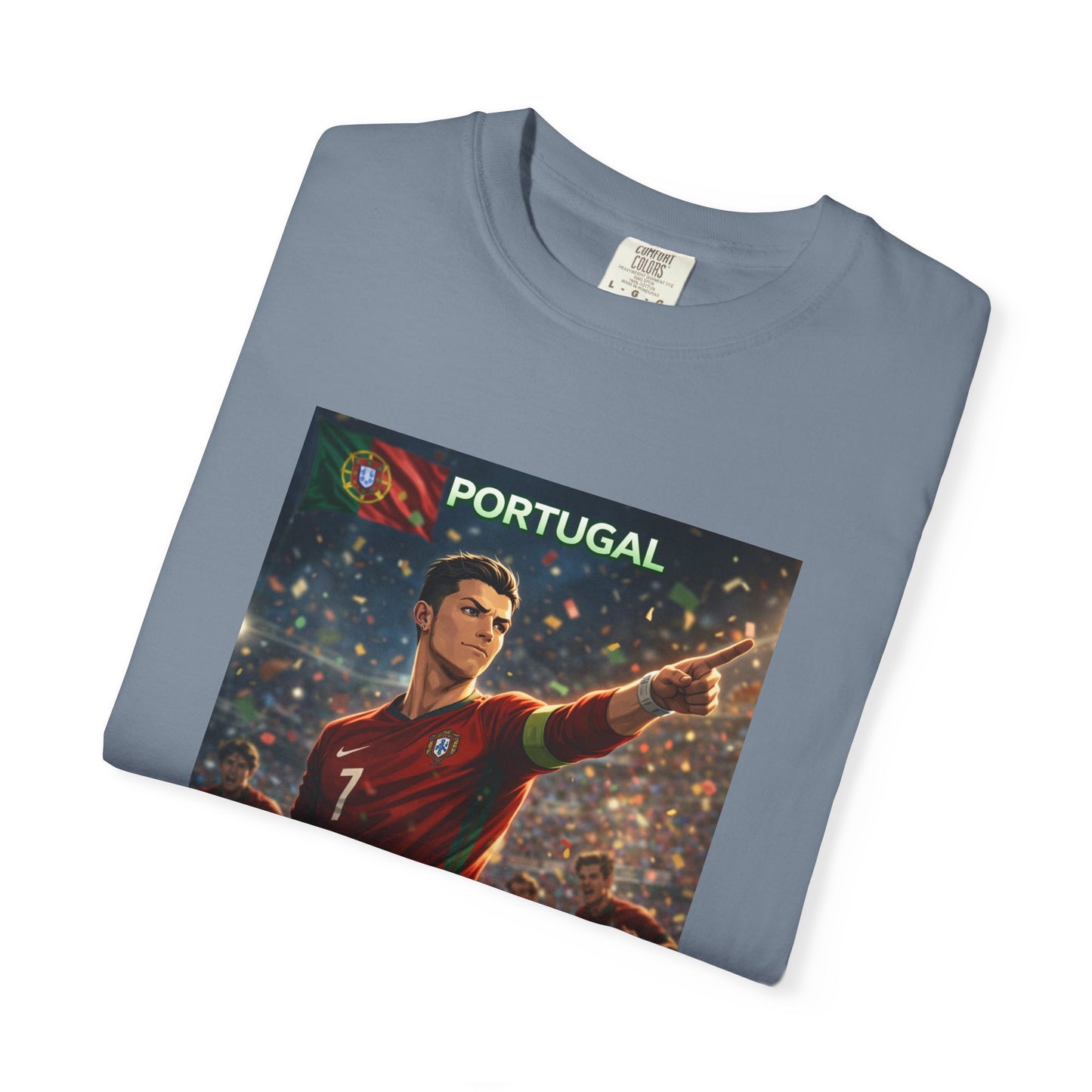 Portugal Soccer Poster T-Shirt — Cristiano Ronaldo Tribute Tee