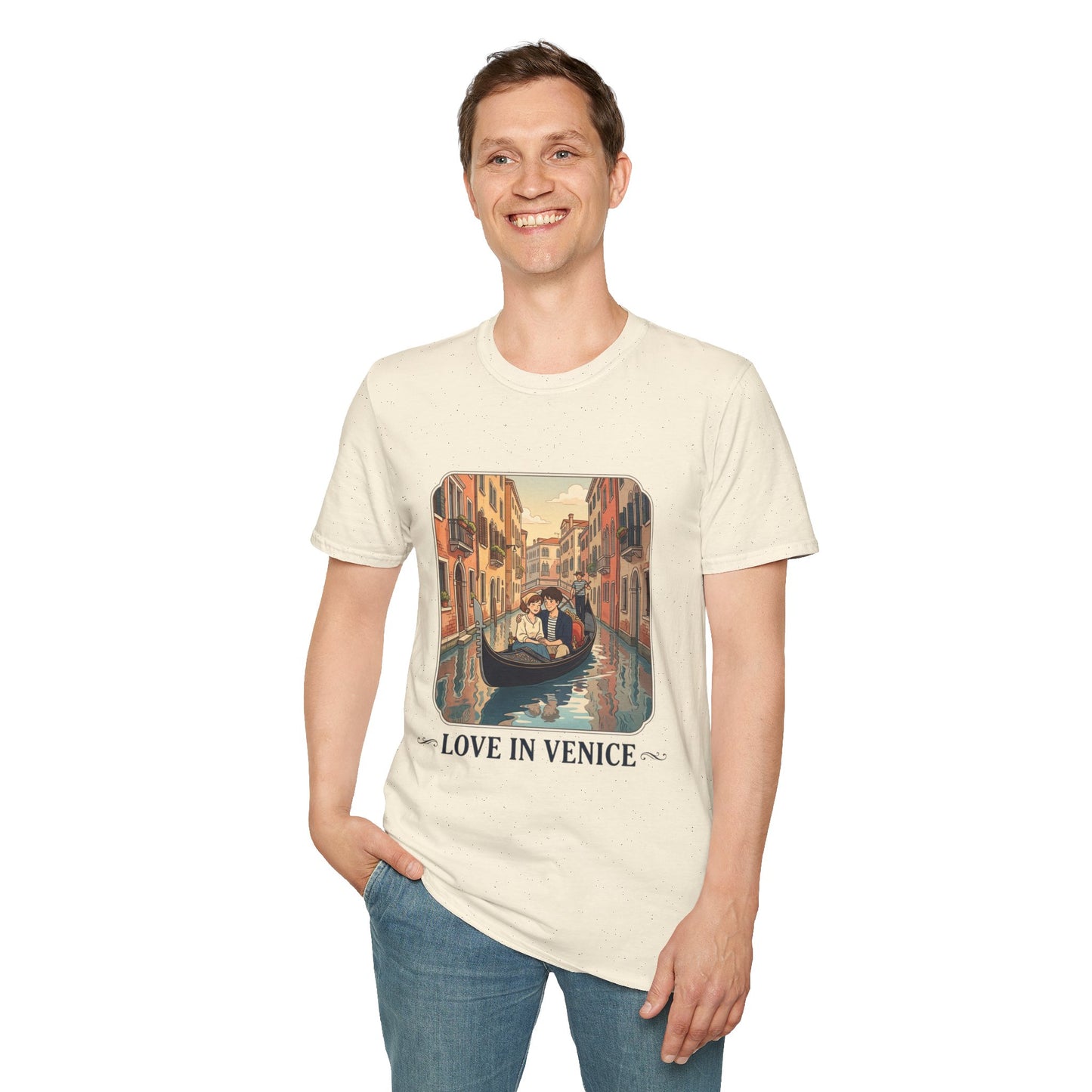 T-Shirt — Love in Venice Gondola Romantic Travel Tee