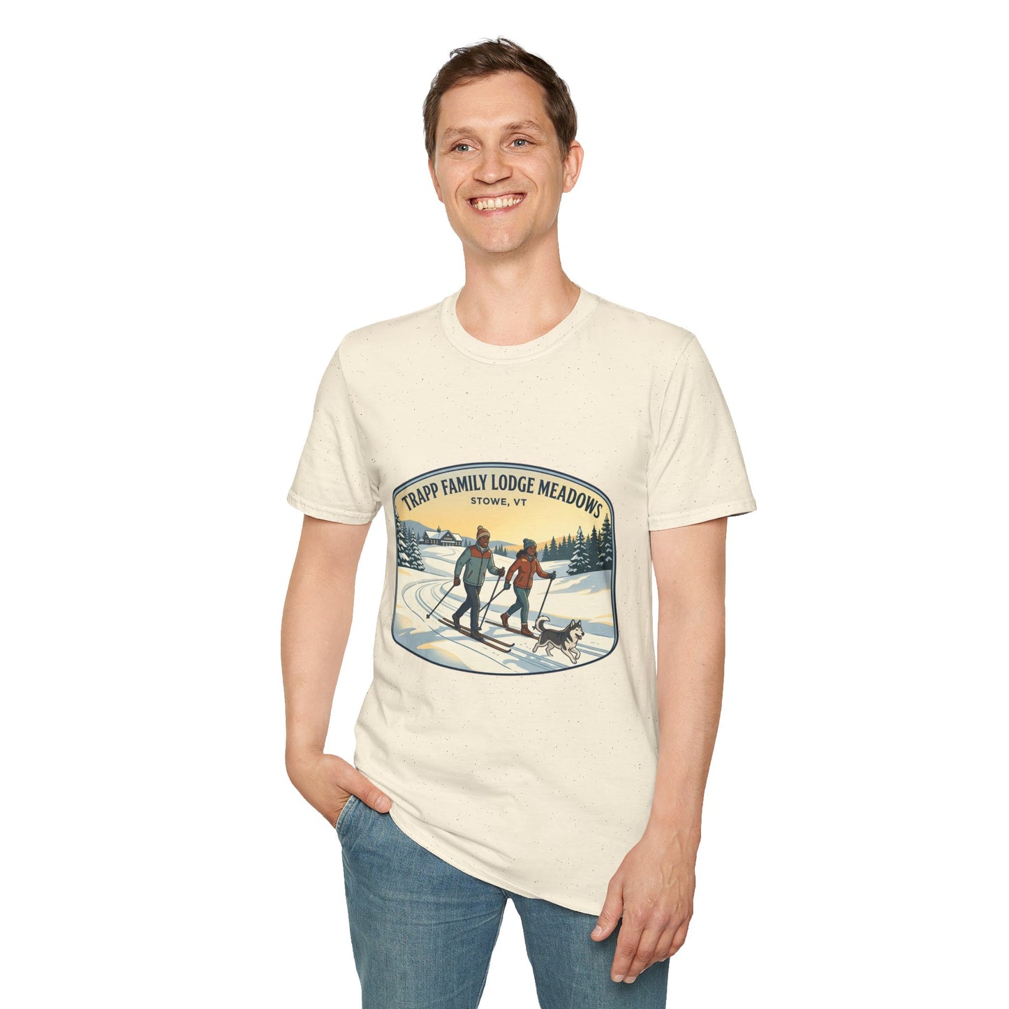 Trapp Family Lodge Meadows Skiing T-Shirt