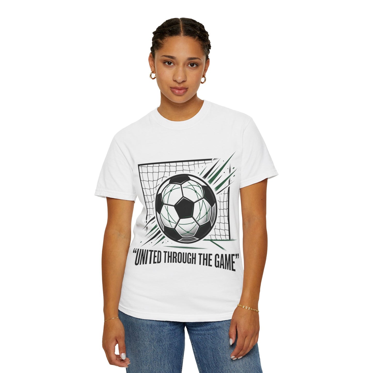 Soccer Graphic T-Shirt — "United Through The Game"