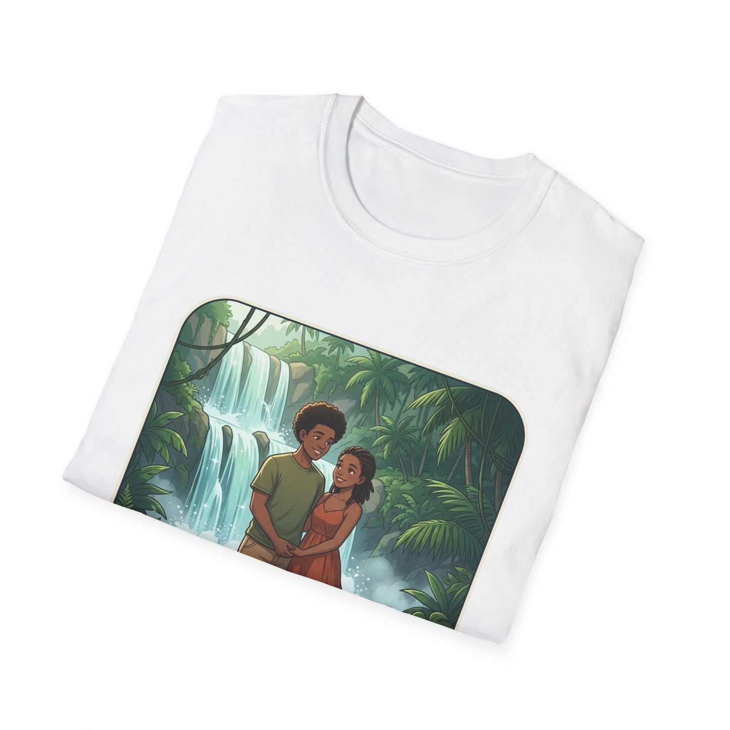 Chasing Waterfalls T-Shirt — Couple Adventure Graphic Tee