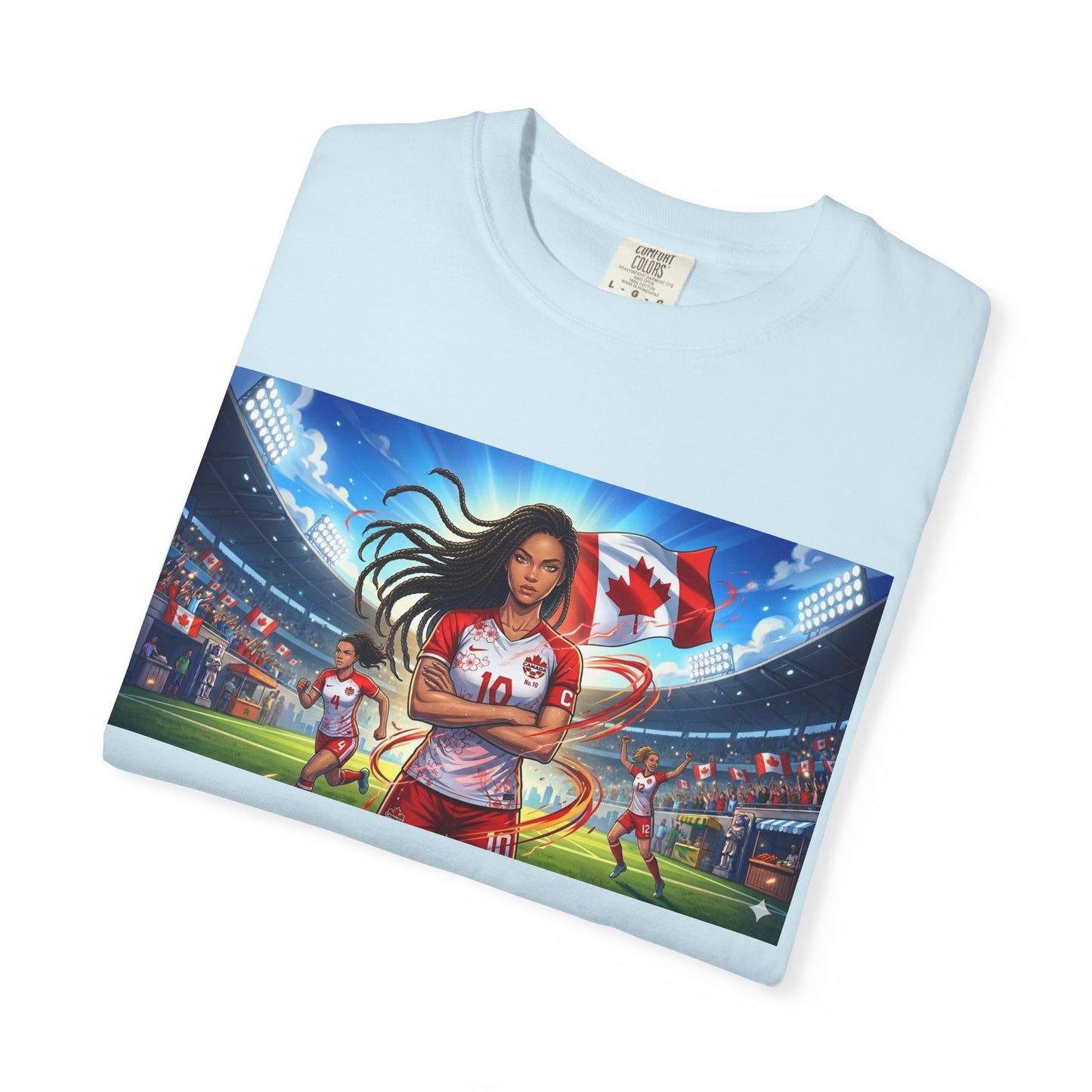 Soccer Star Canada T-Shirt — Women’s Team Jersey Graphic