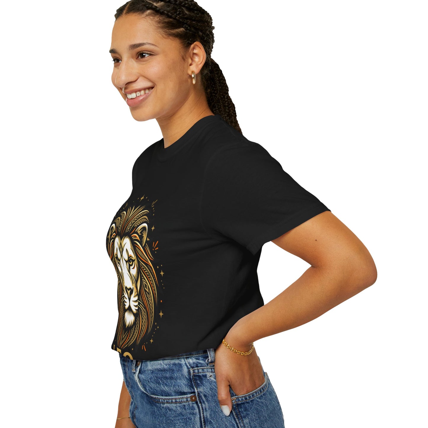 Leo Zodiac Lion T-Shirt — Bold Astrology Graphic Tee