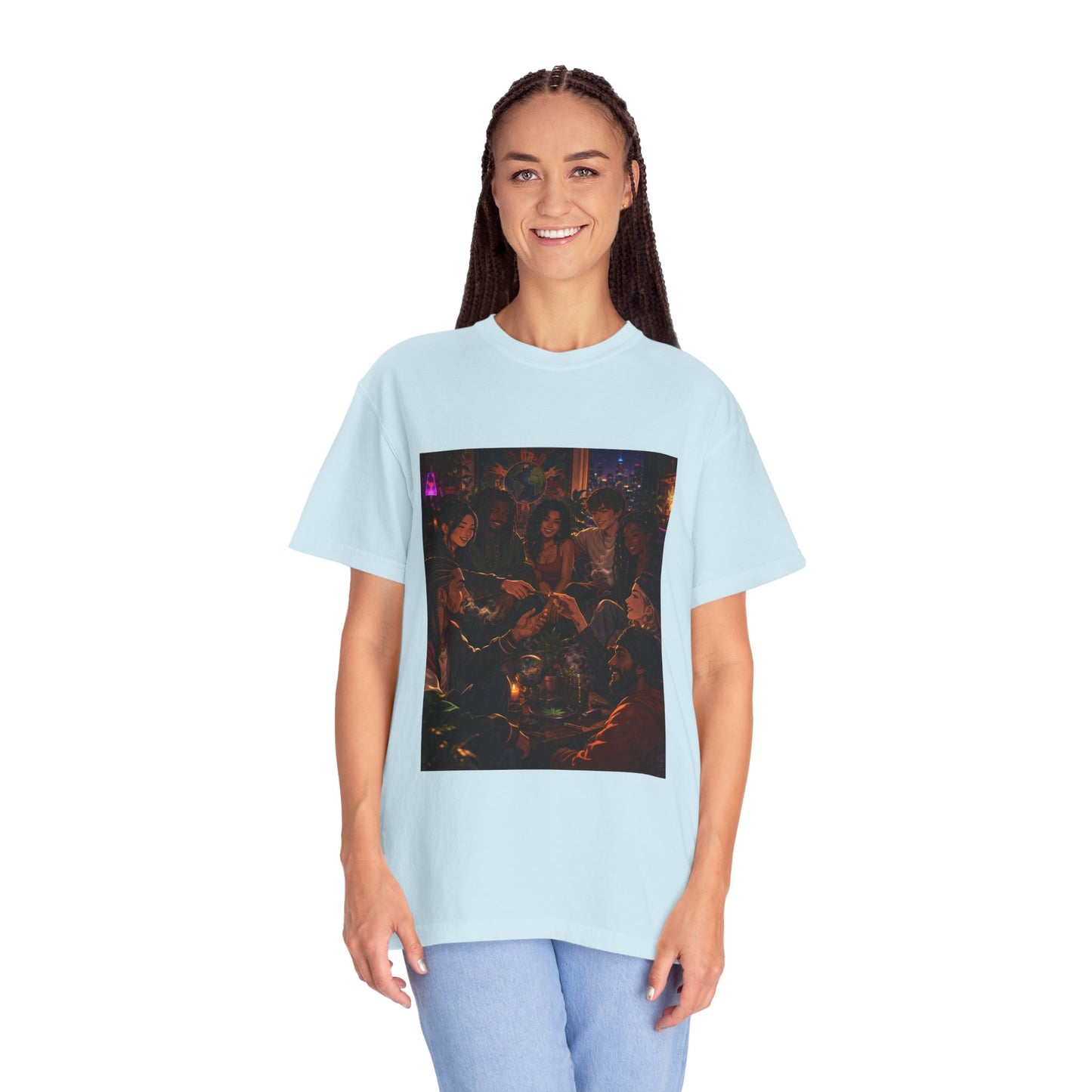 OUR MEMORIES - Vintage Night Party Scene T-Shirt