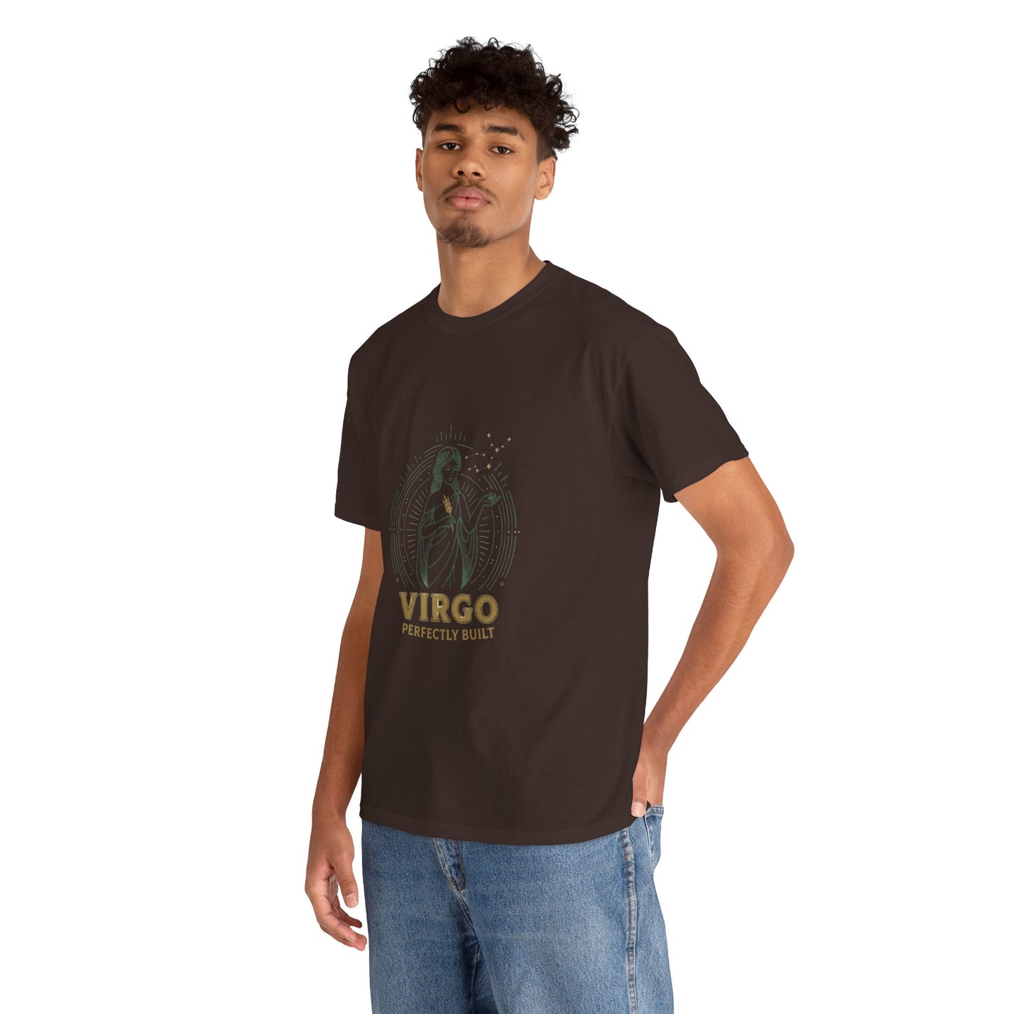 Virgo 'Perfectly Built' Zodiac T-Shirt — Astrology Graphic Tee