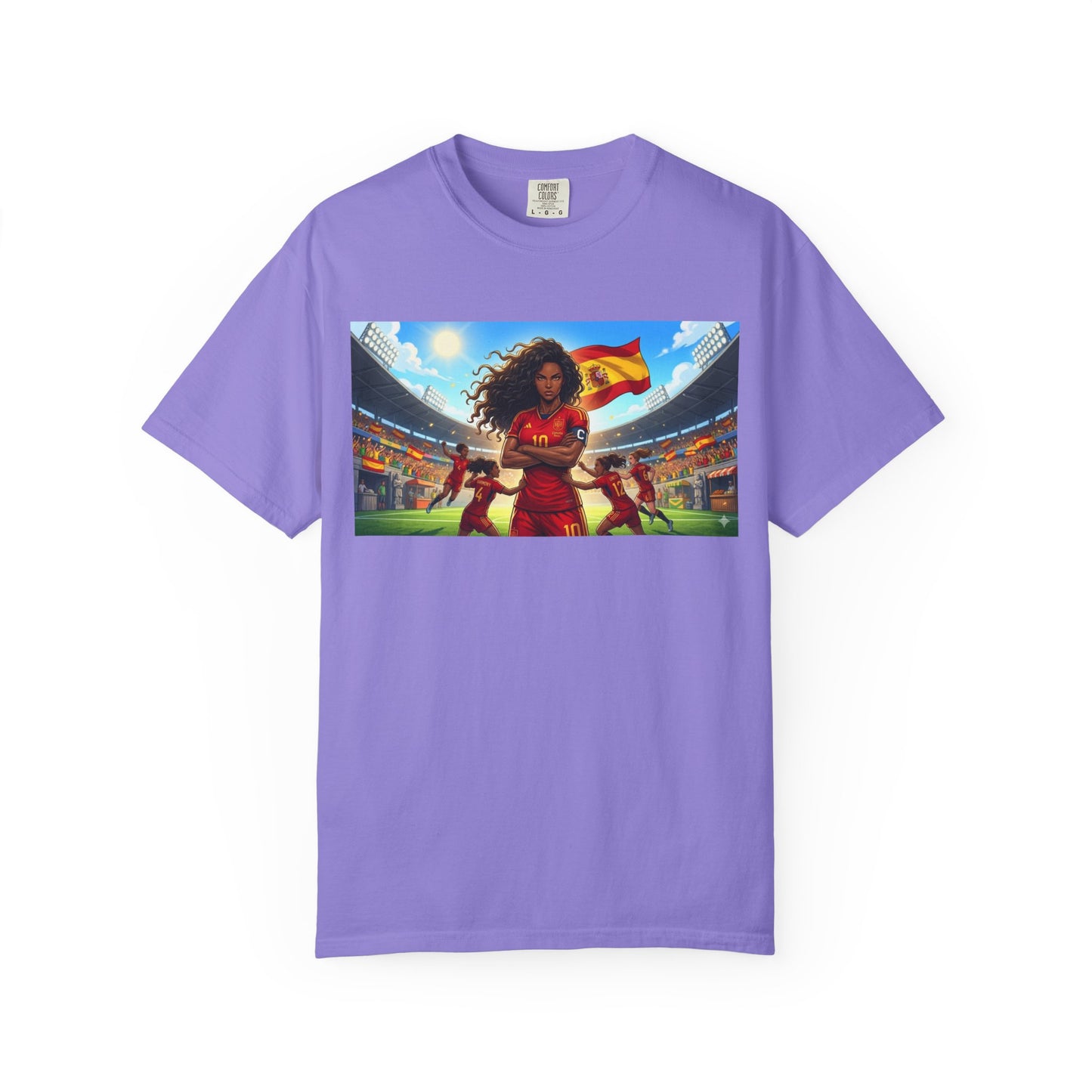 Spain – Female Soccer Champion - Stadium Graphic T-Shirt