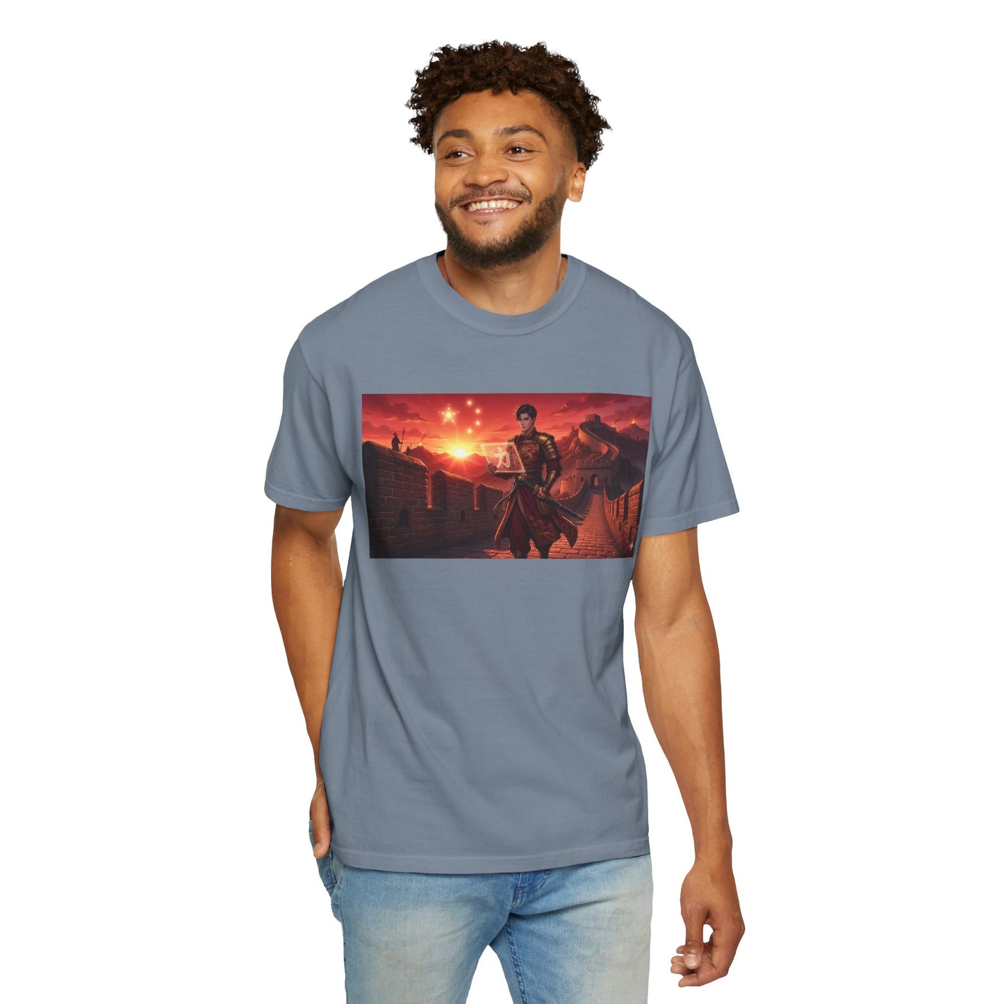 Scout Regiment Sunset T-Shirt — Anime Military Wall Scene