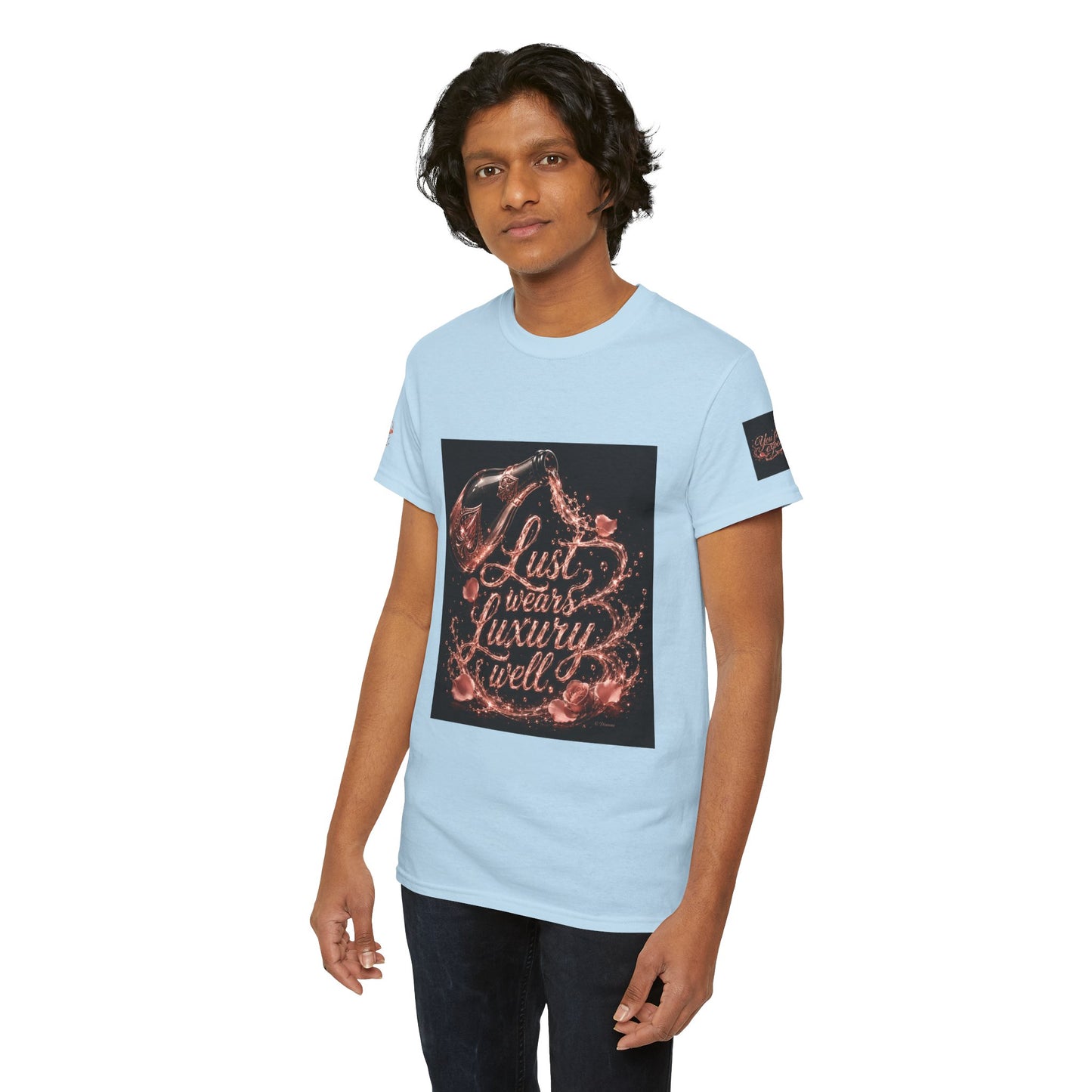 Lust Treats Luxury Well T-Shirt – Vintage Script Graphic Tee