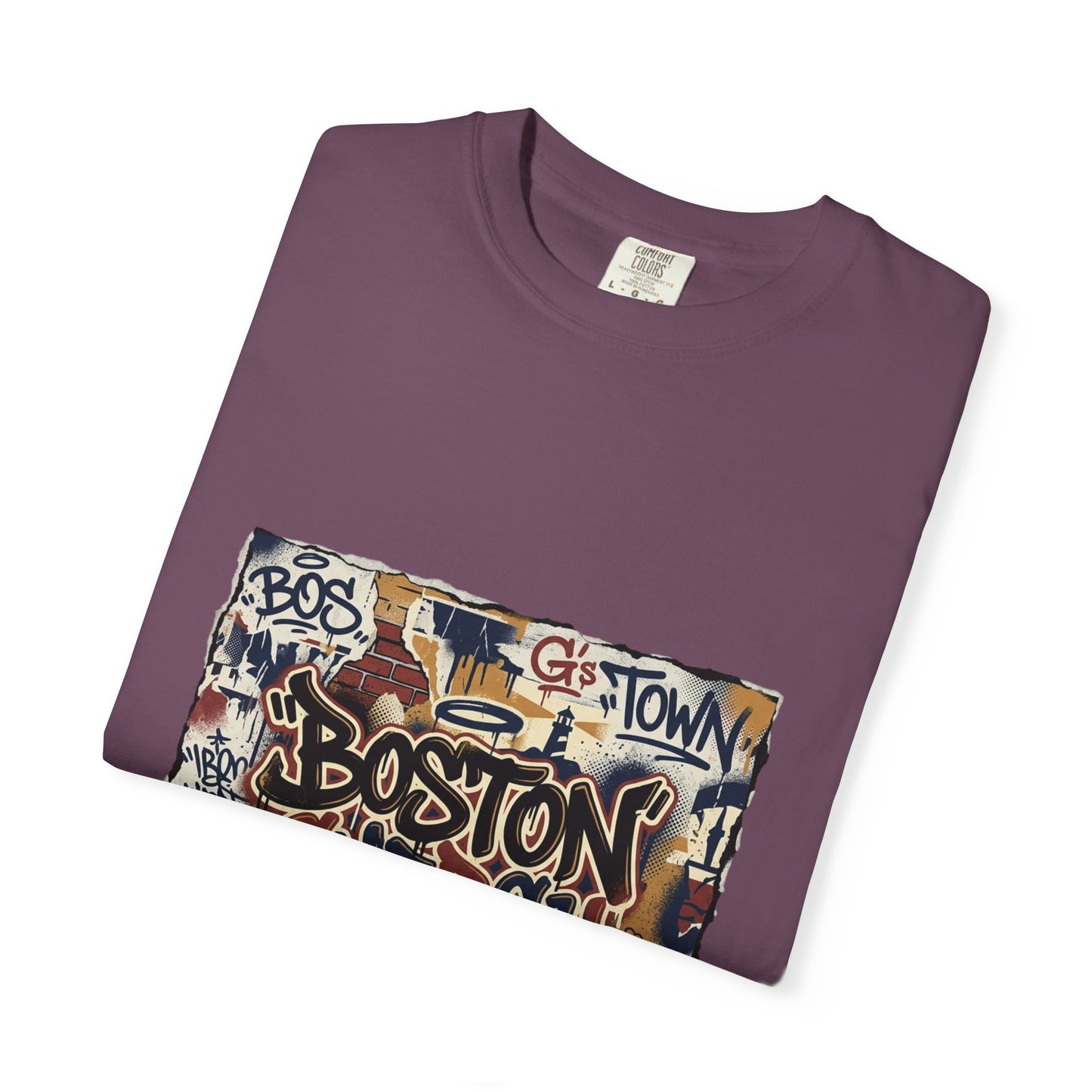 Boston Graffiti Tee — Urban Street Art T‑Shirt