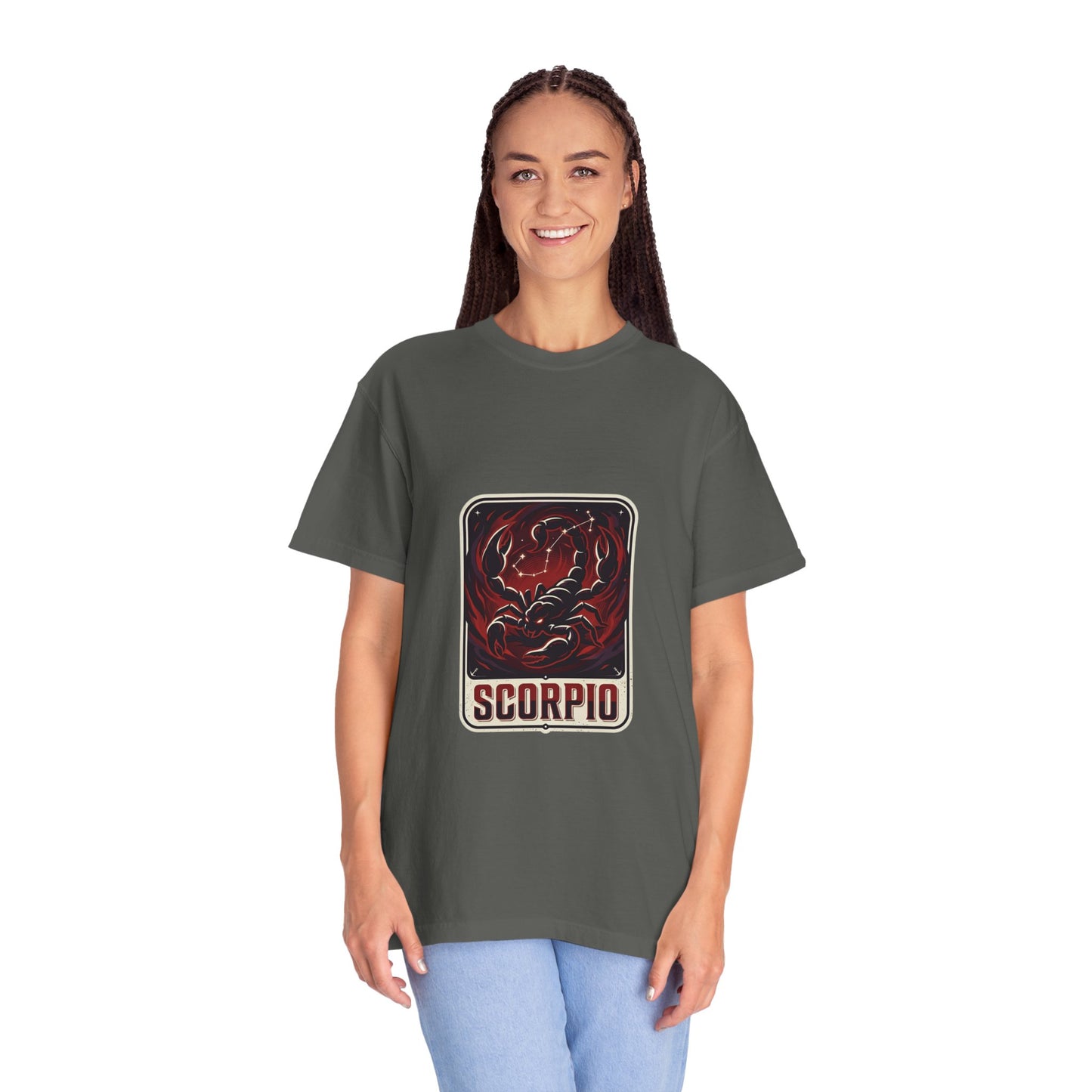 Scorpio Zodiac T-Shirt — Bold Red Scorpion Astrological Tee