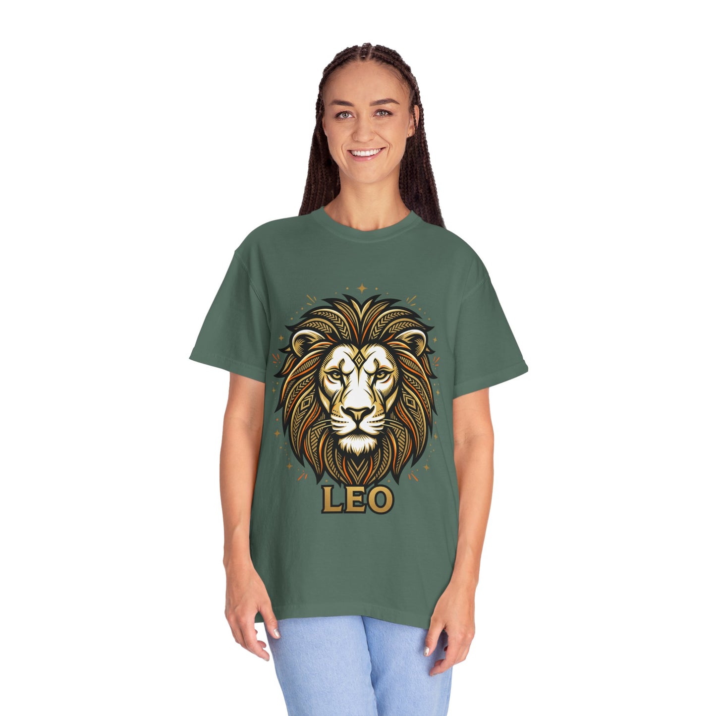 Leo Zodiac Lion T-Shirt — Bold Astrology Graphic Tee