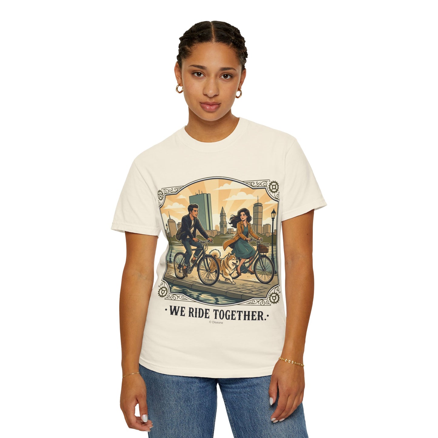 We Ride Together Bicycle Couple T-Shirt