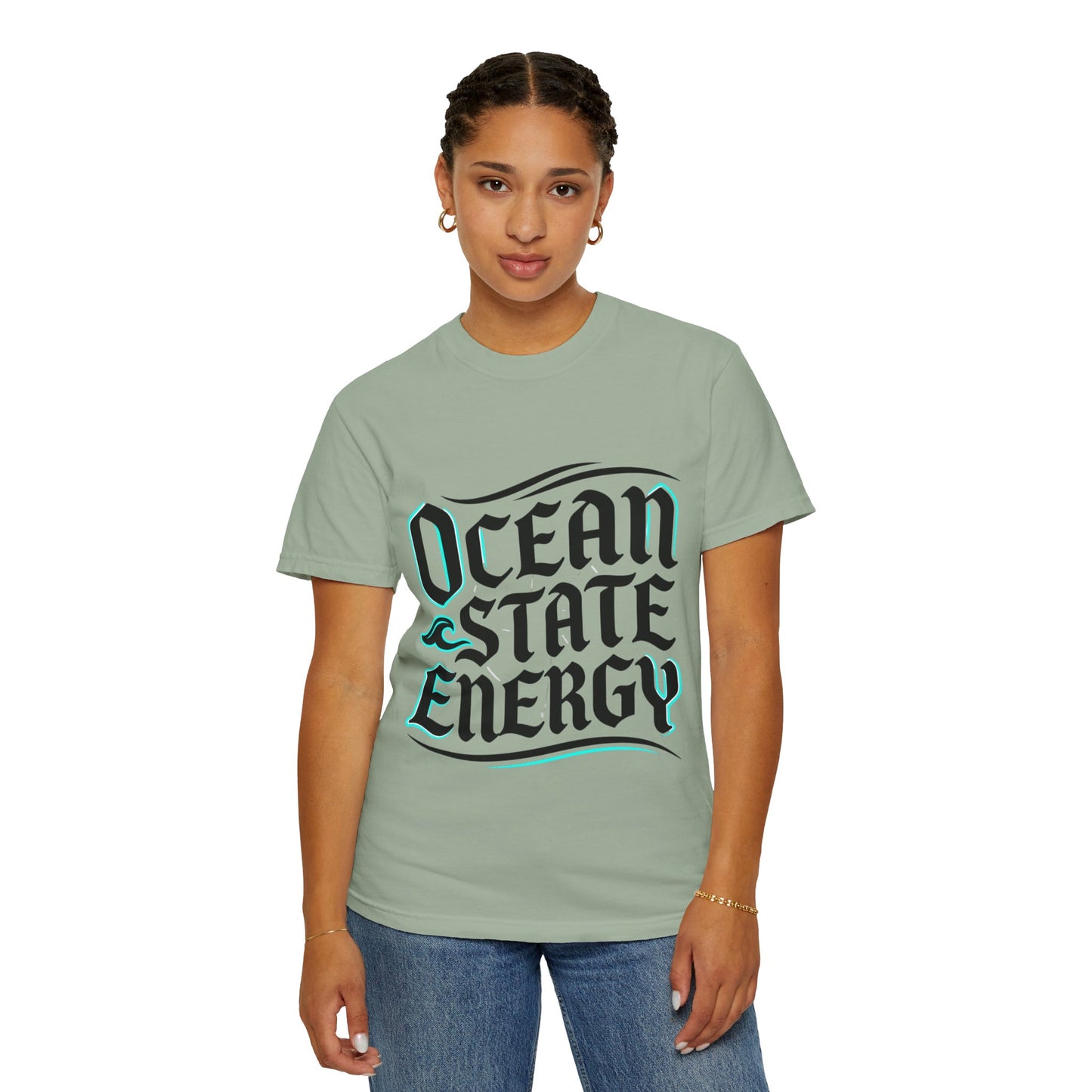 Ocean State Energy T-Shirt — Nautical Script Graphic Tee
