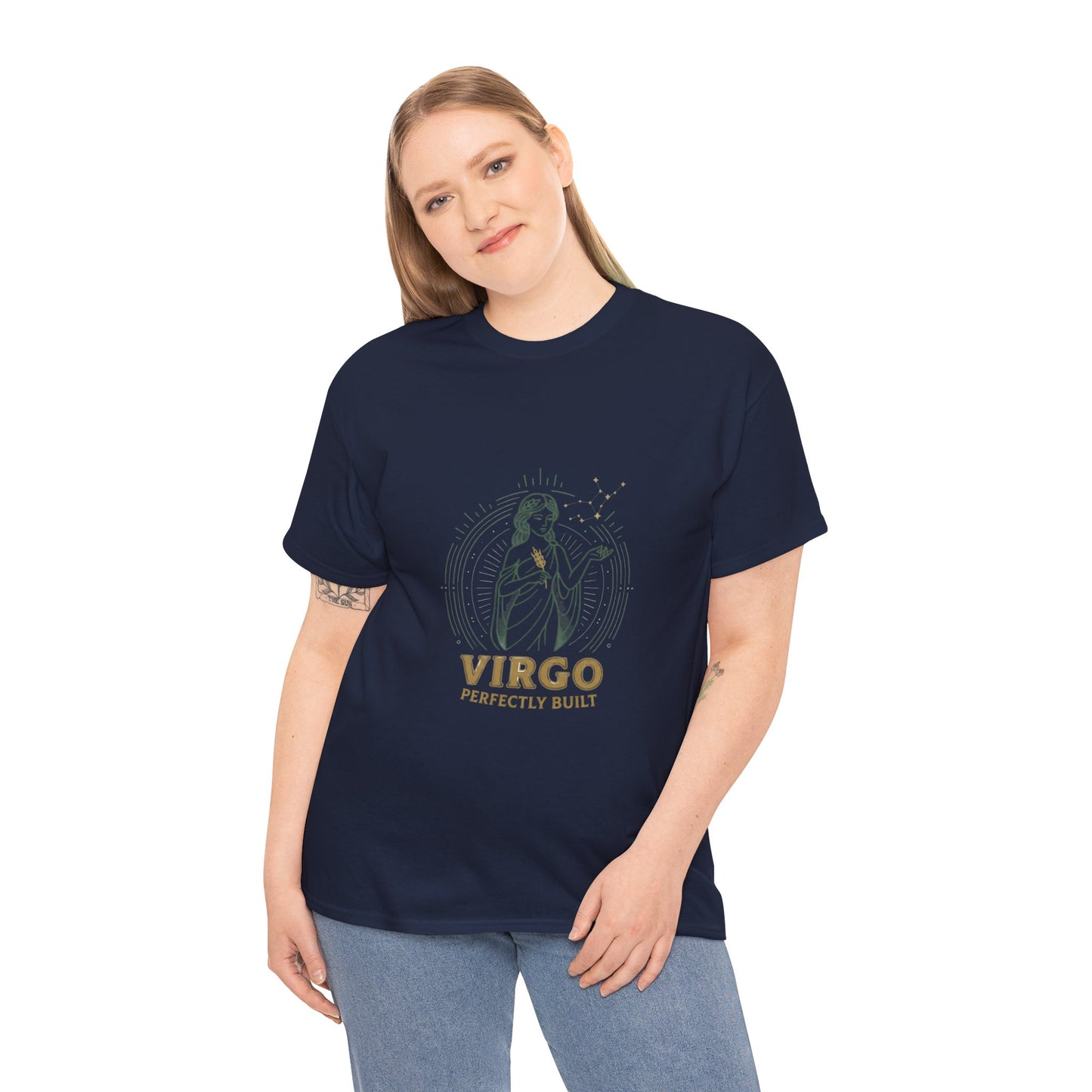 Virgo 'Perfectly Built' Zodiac T-Shirt — Astrology Graphic Tee