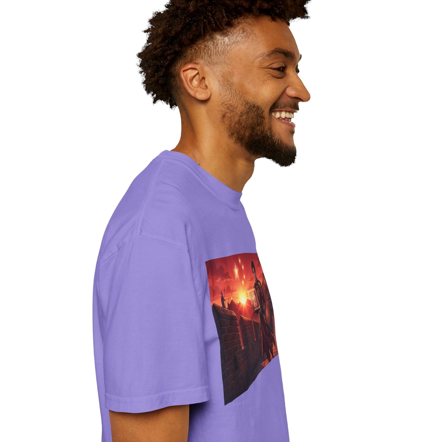 Scout Regiment Sunset T-Shirt — Anime Military Wall Scene