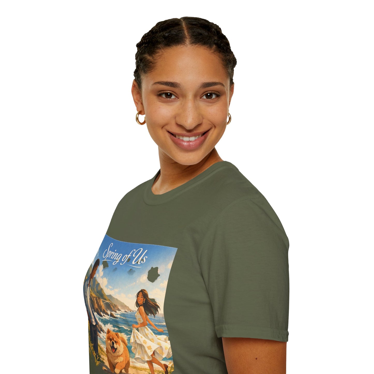 Spring of Us T-Shirt — Romantic Coastal Illustration Tee