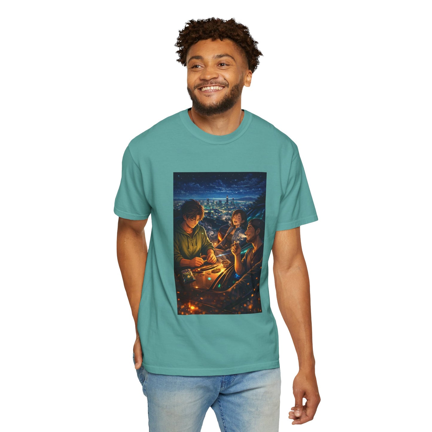 ROAD TRIP SMOKE SESSION-Unisex Garment-Dyed T-shirt