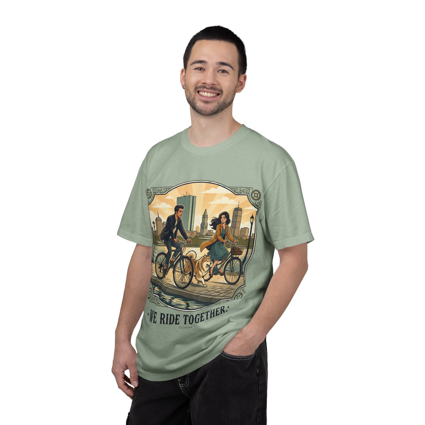 We Ride Together Bicycle Couple T-Shirt